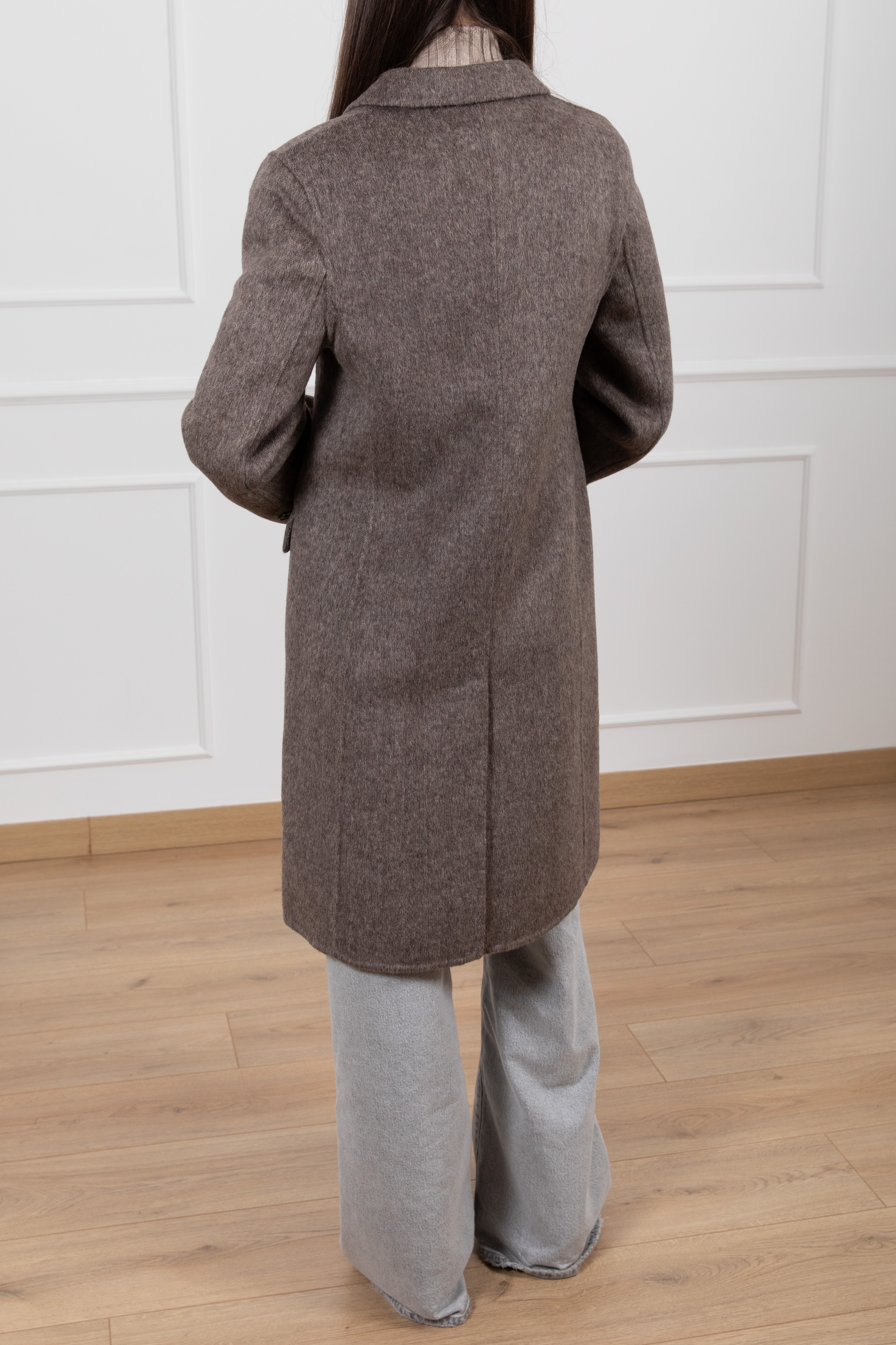 Cappotto handmade con tasche a patta ViCOLO