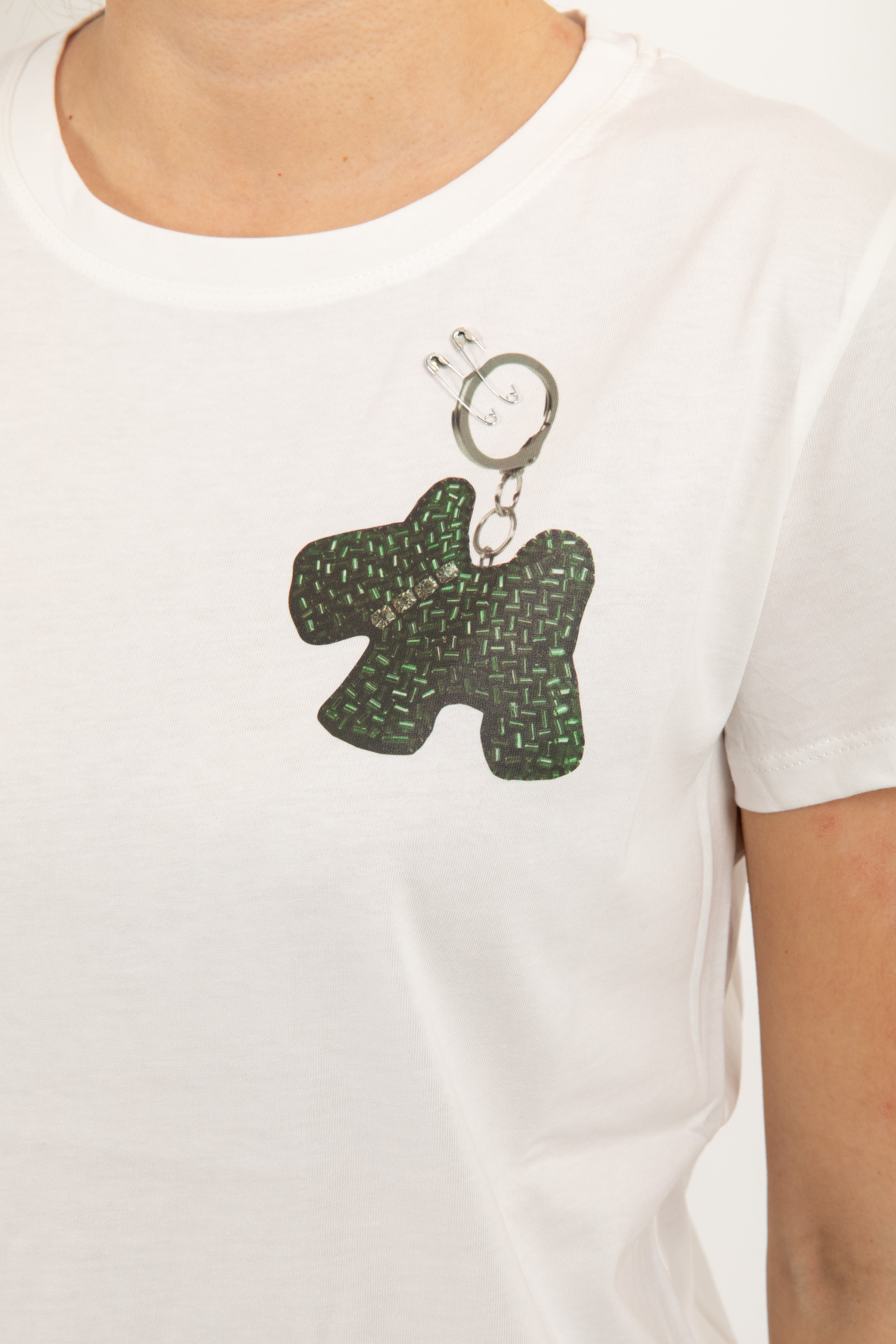 T-shirt charms cane ViCOLO
