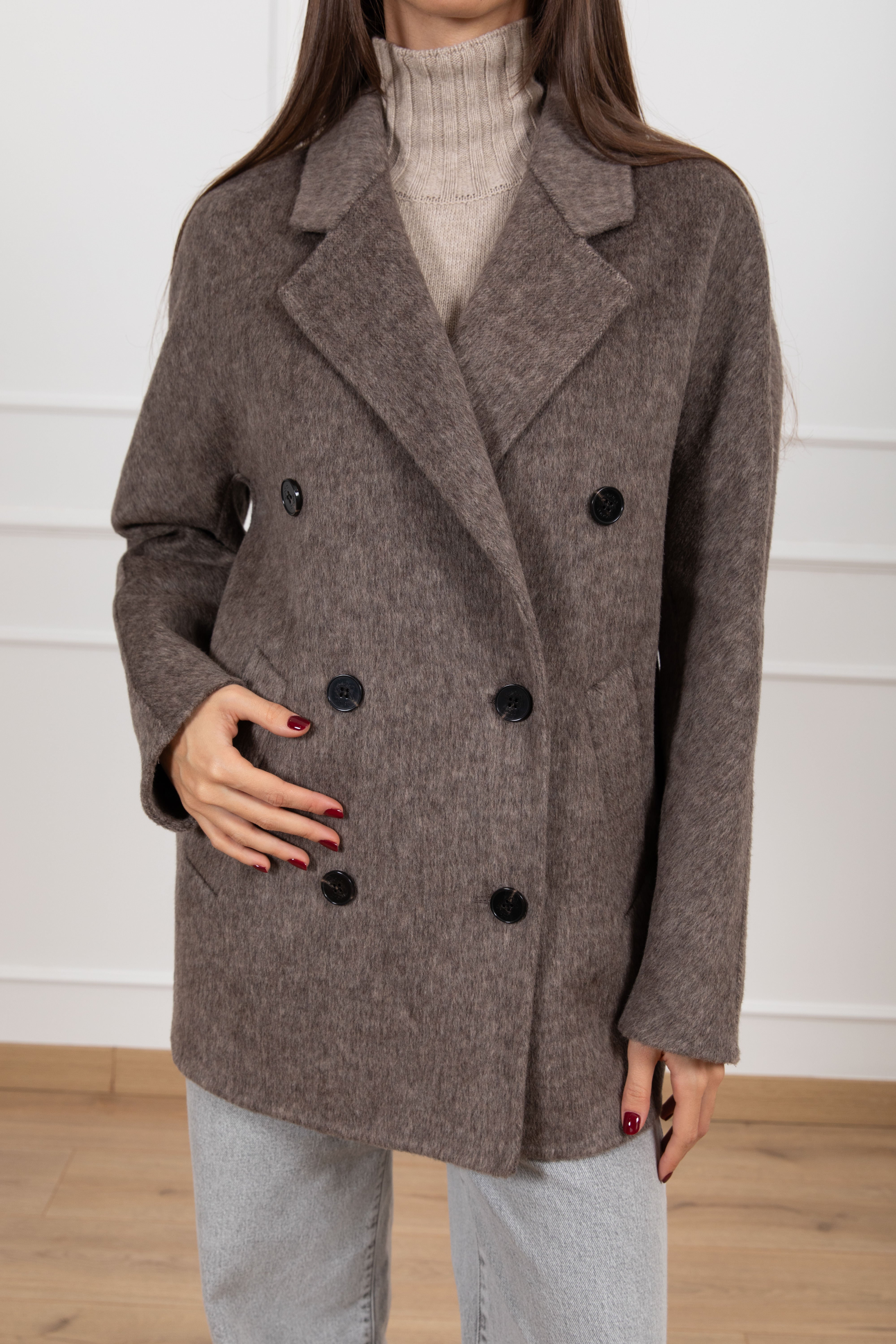 Giacca-cappotto handmade doppio-petto ViCOLO