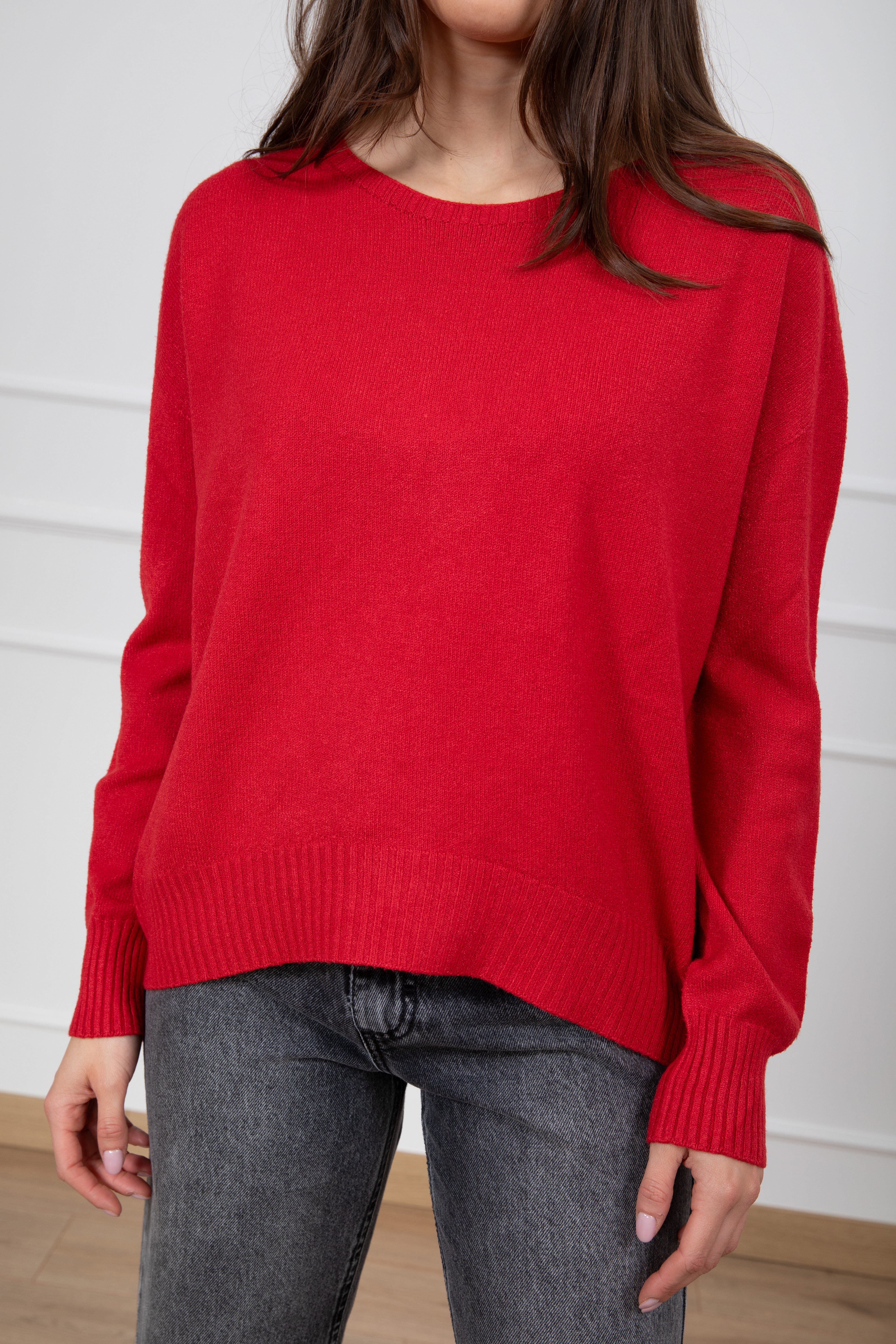 Maglia in viscosa con fondo stondato ViCOLO