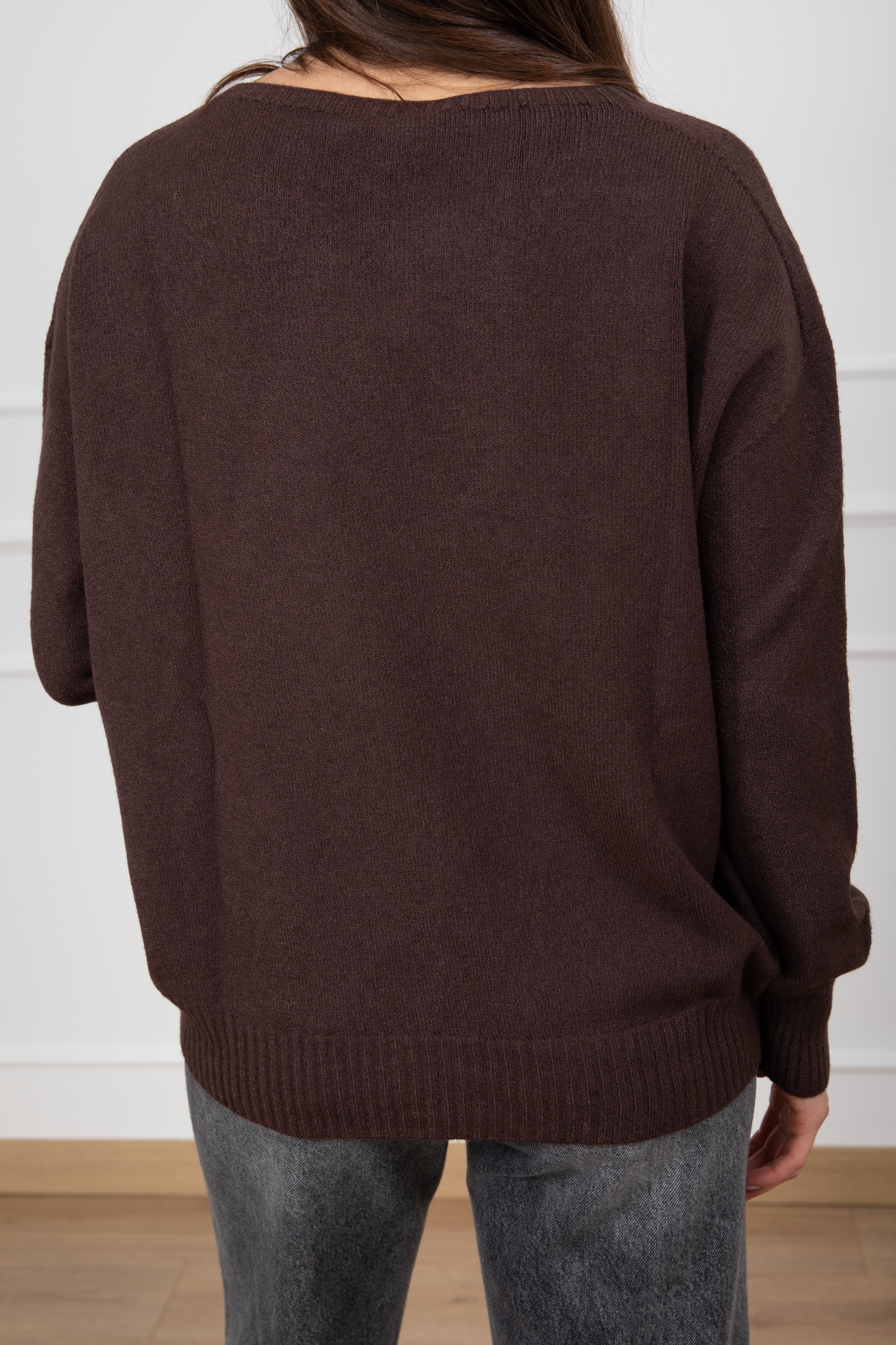 Maglia in viscosa con fondo stondato ViCOLO