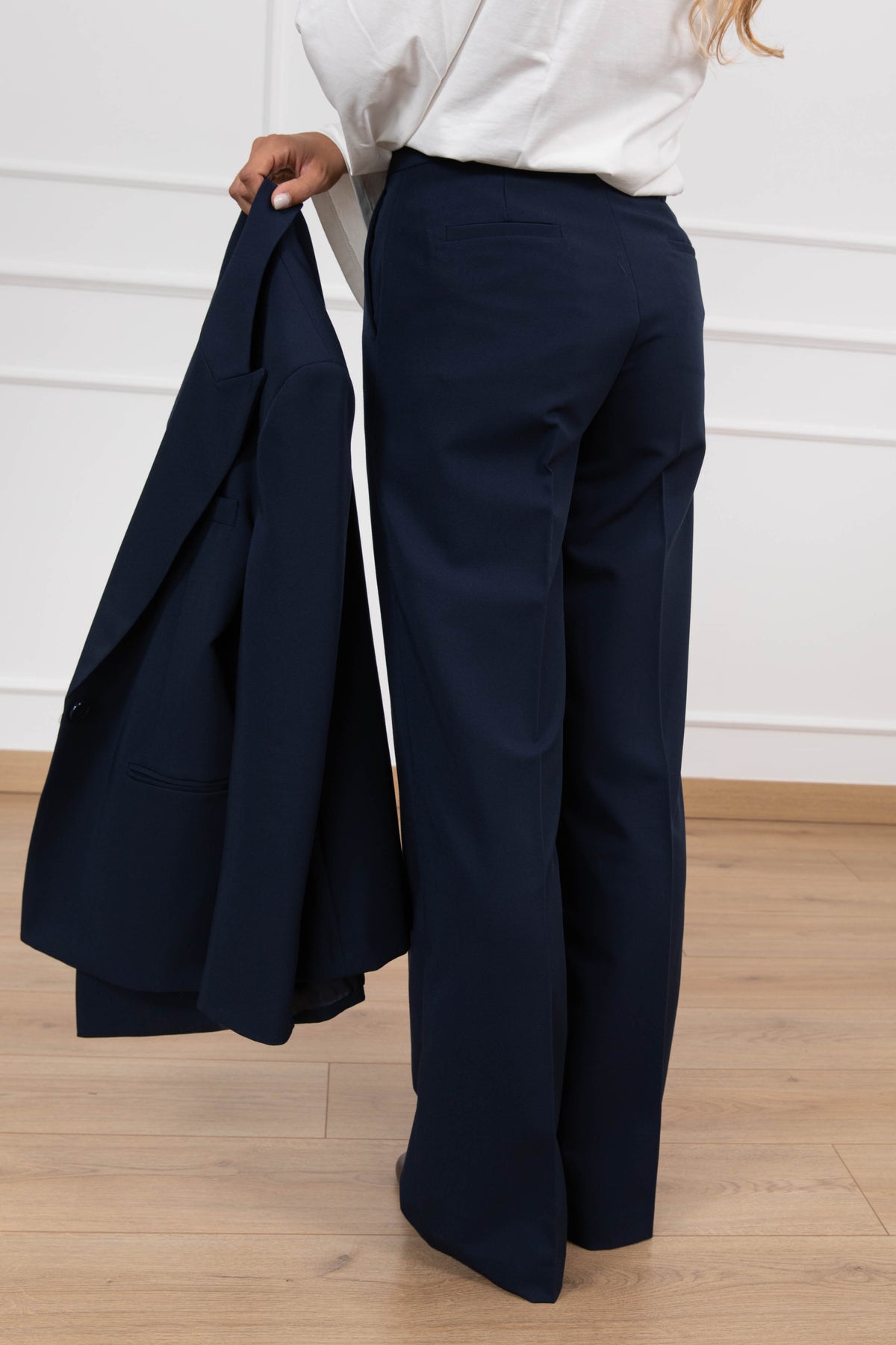 Pantalone gamba dritta variante blu ViCOLO