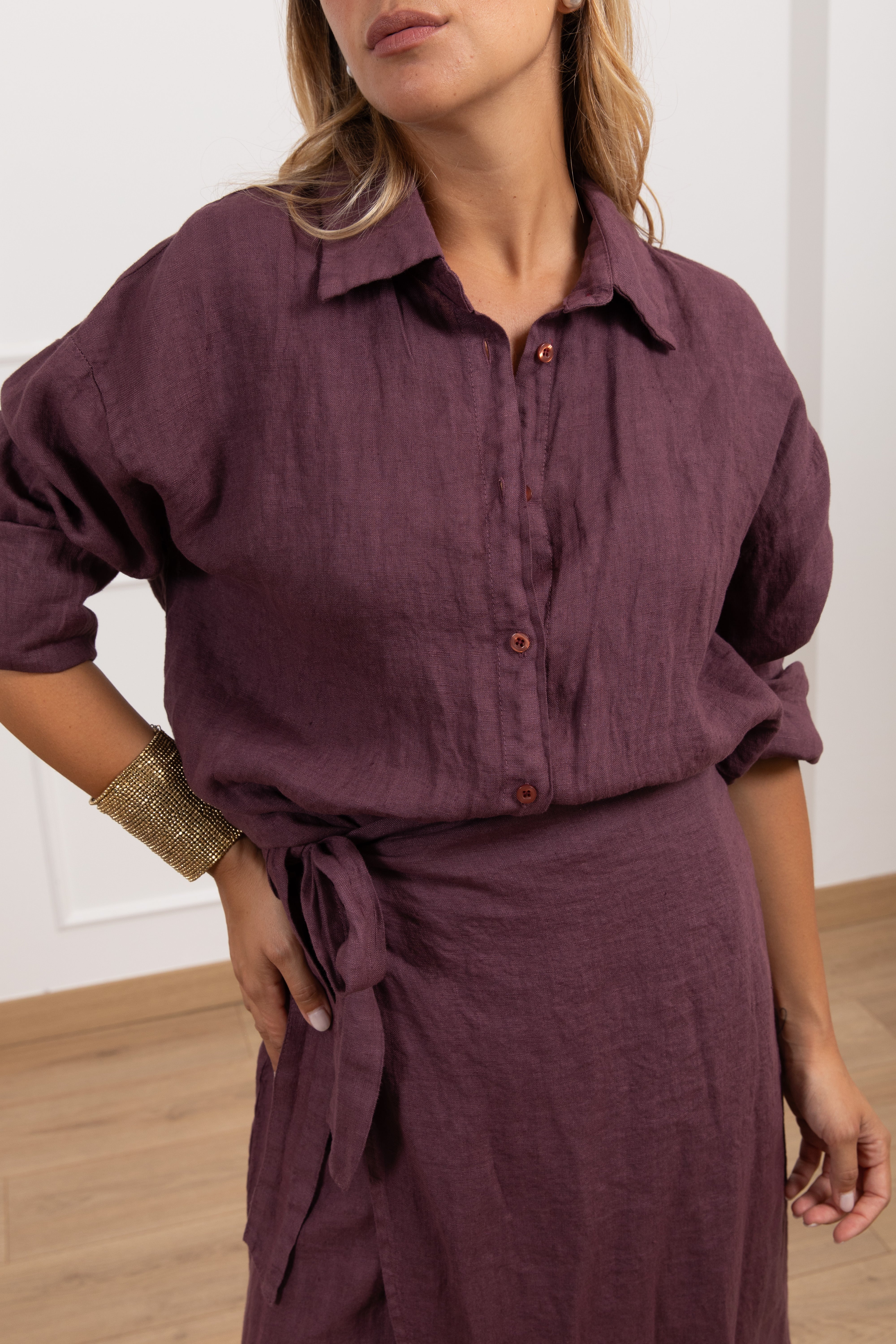 Camicia 100% lino Susy Mix