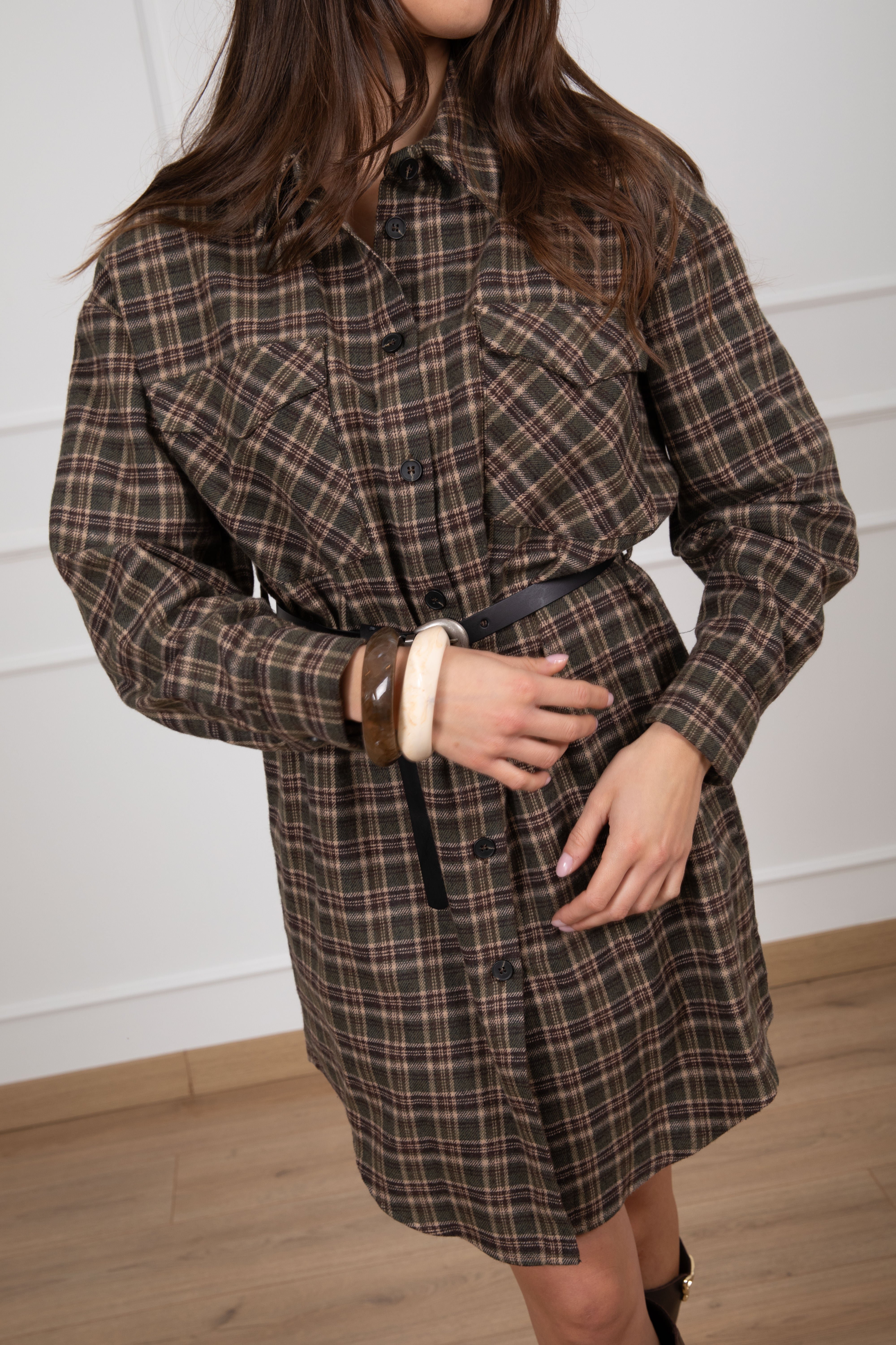 Abito check in flanella Tensione IN