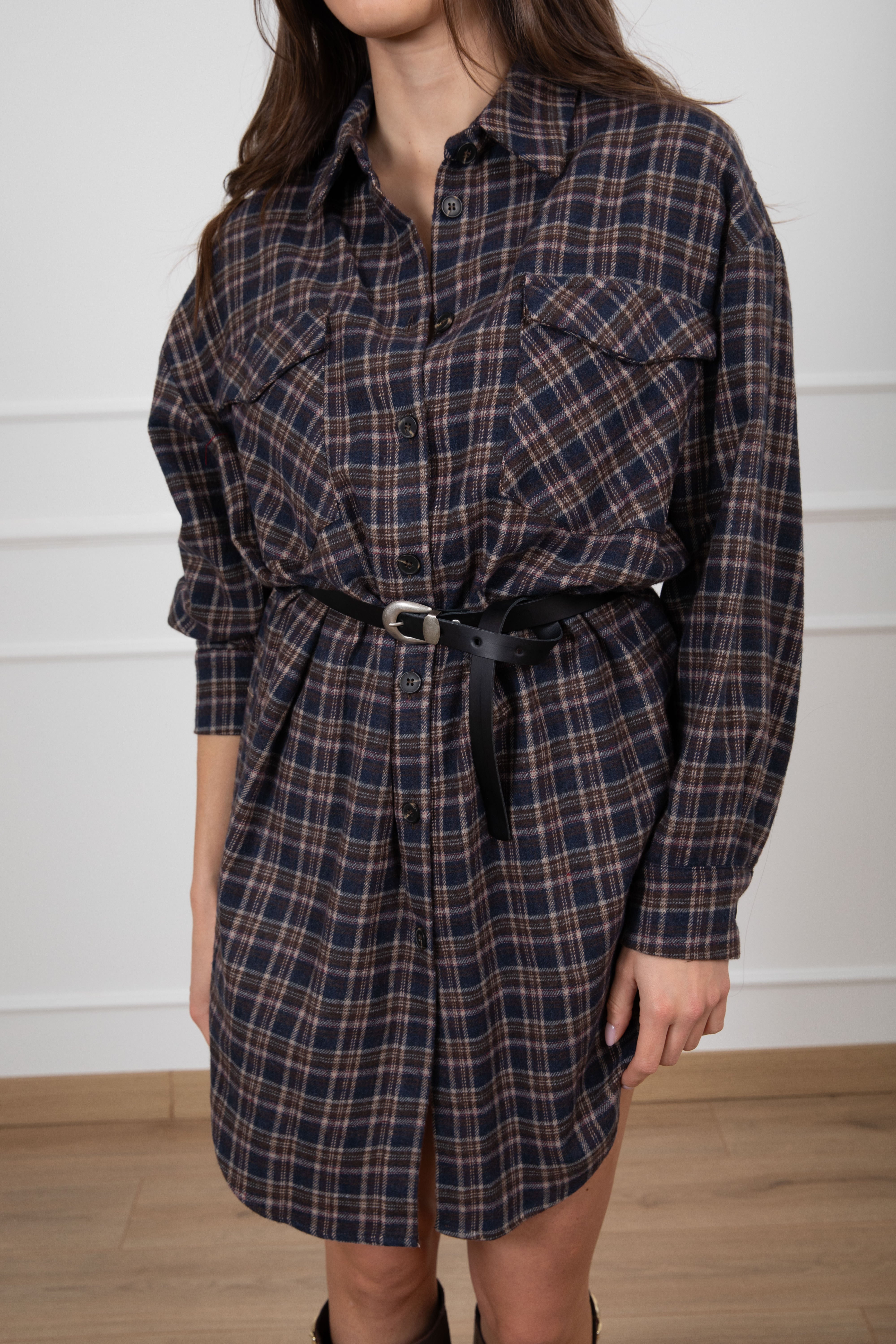 Abito check in flanella Tensione IN