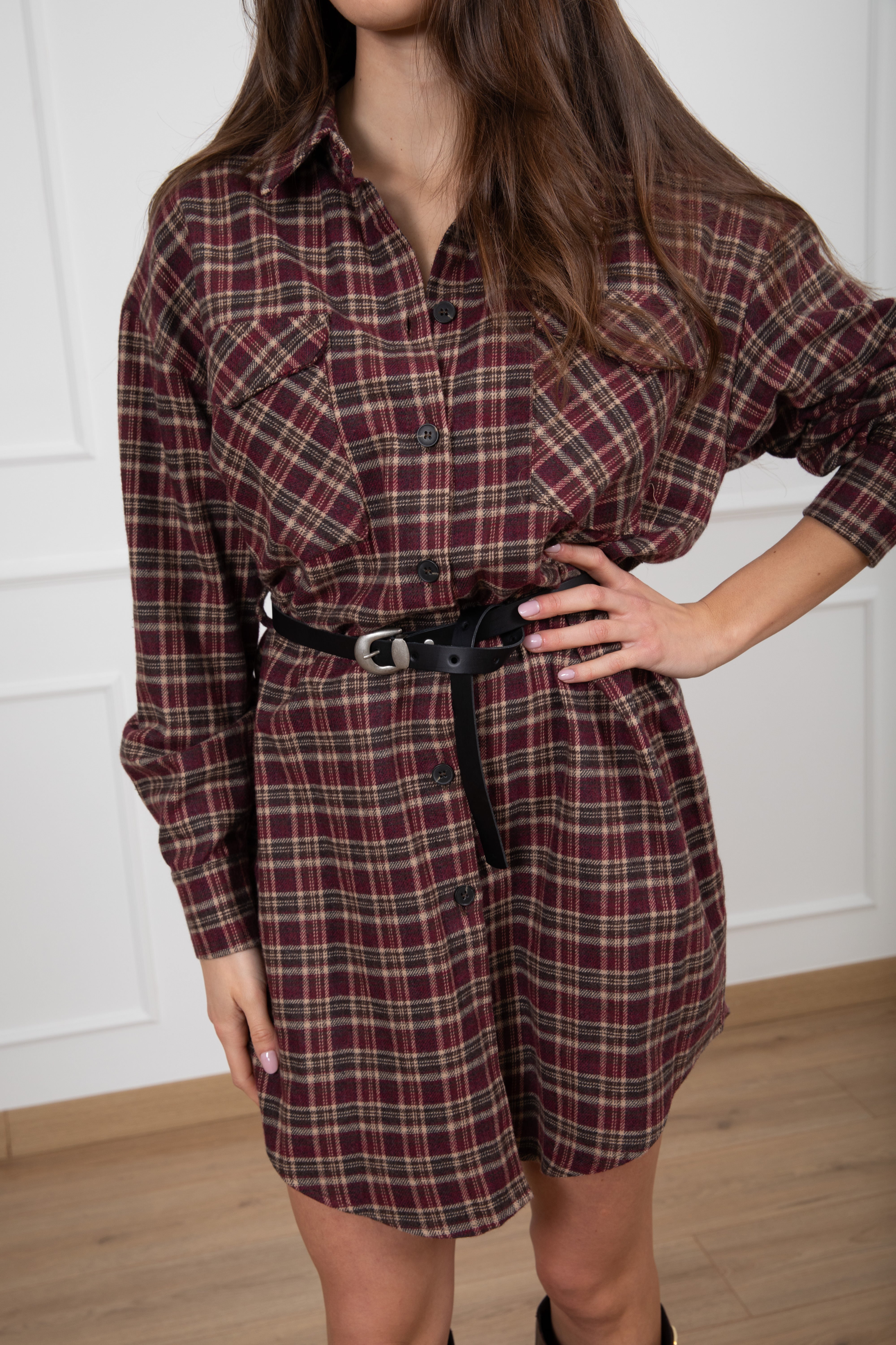 Abito check in flanella Tensione IN