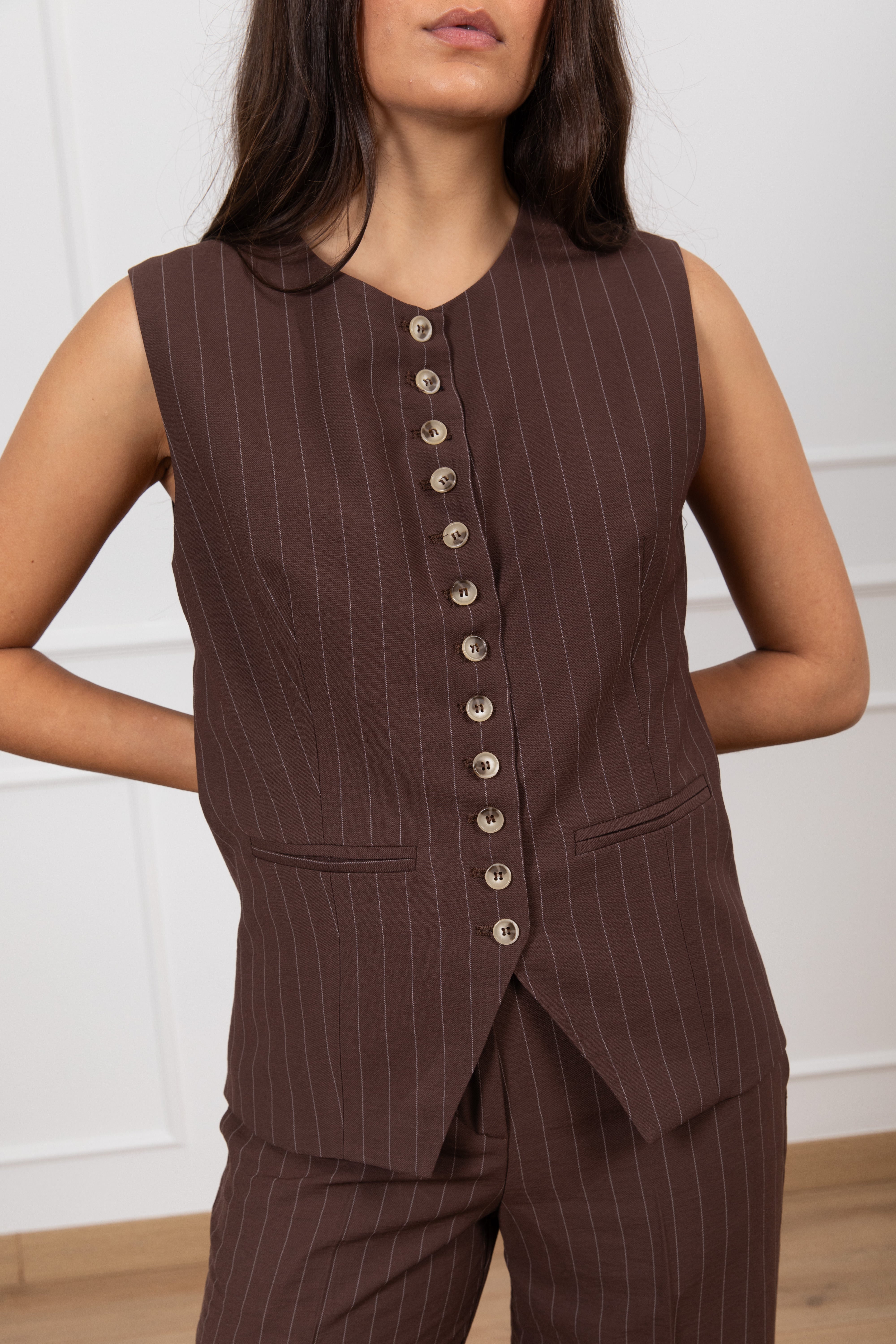 Gilet gessato ViCOLO