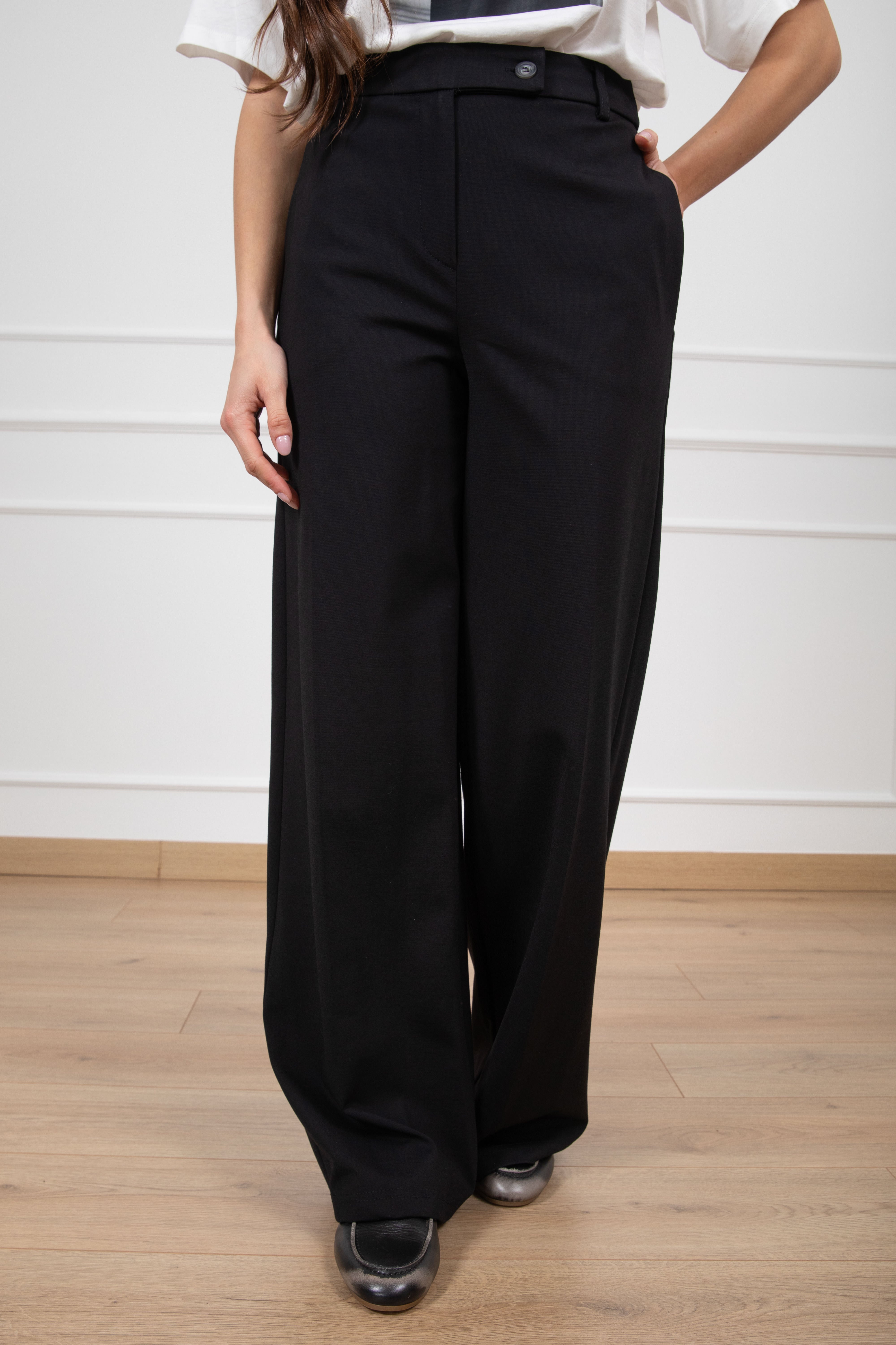 Pantalone gamba dritta in punto milano Tensione IN