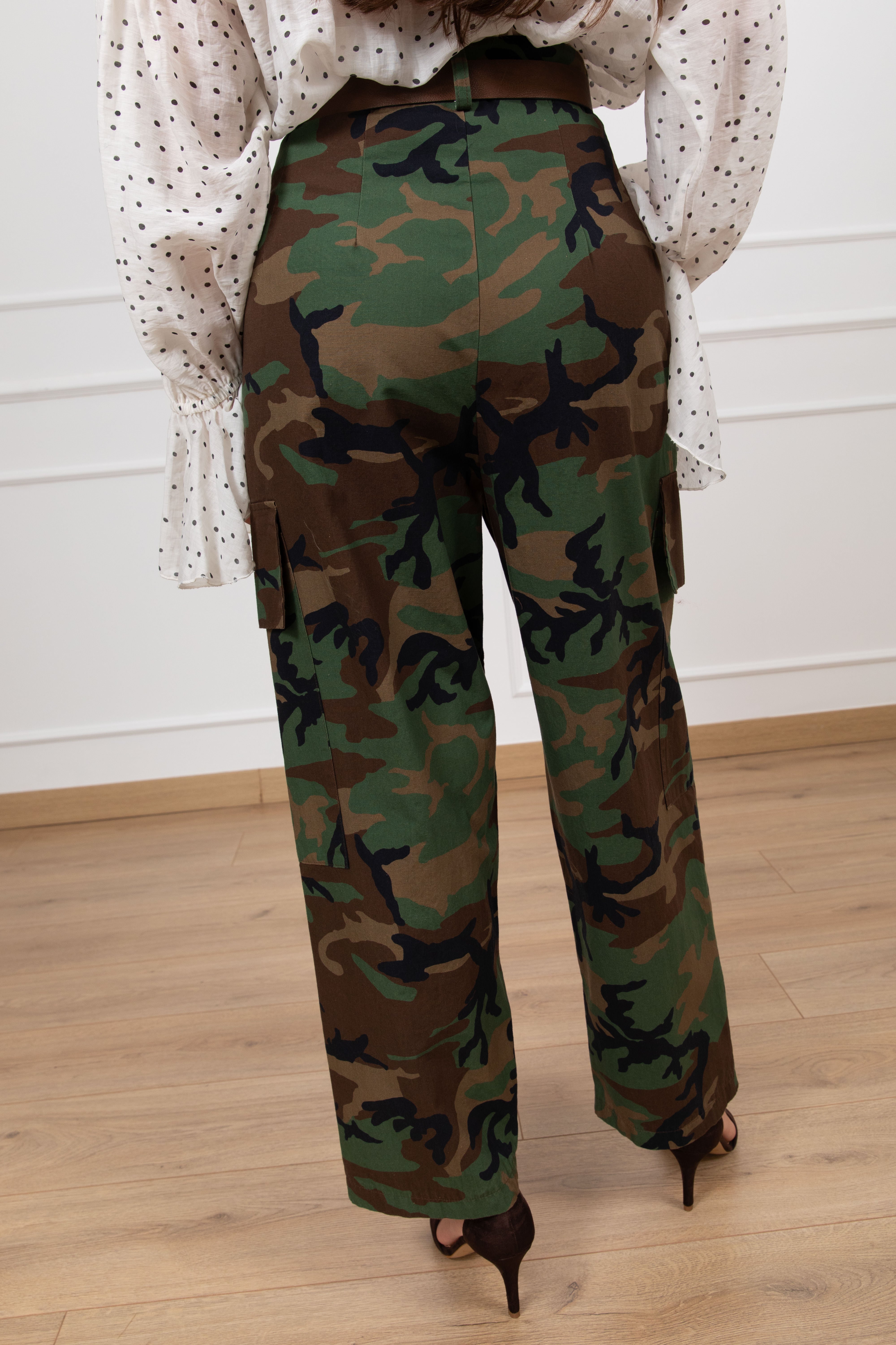 Pantalone cargo camouflage ViCOLO