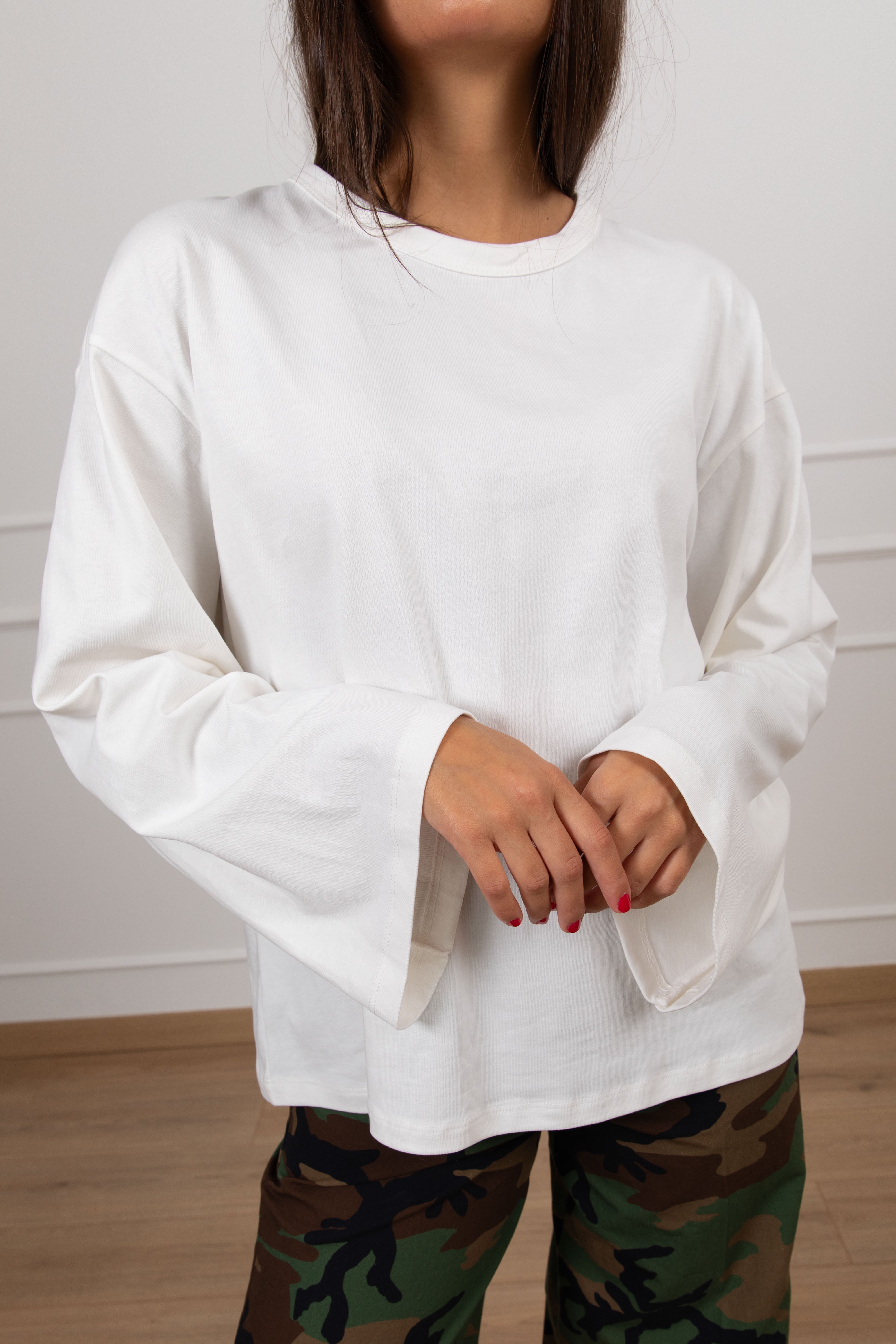 T-shirt manica lunga svasata ViCOLO