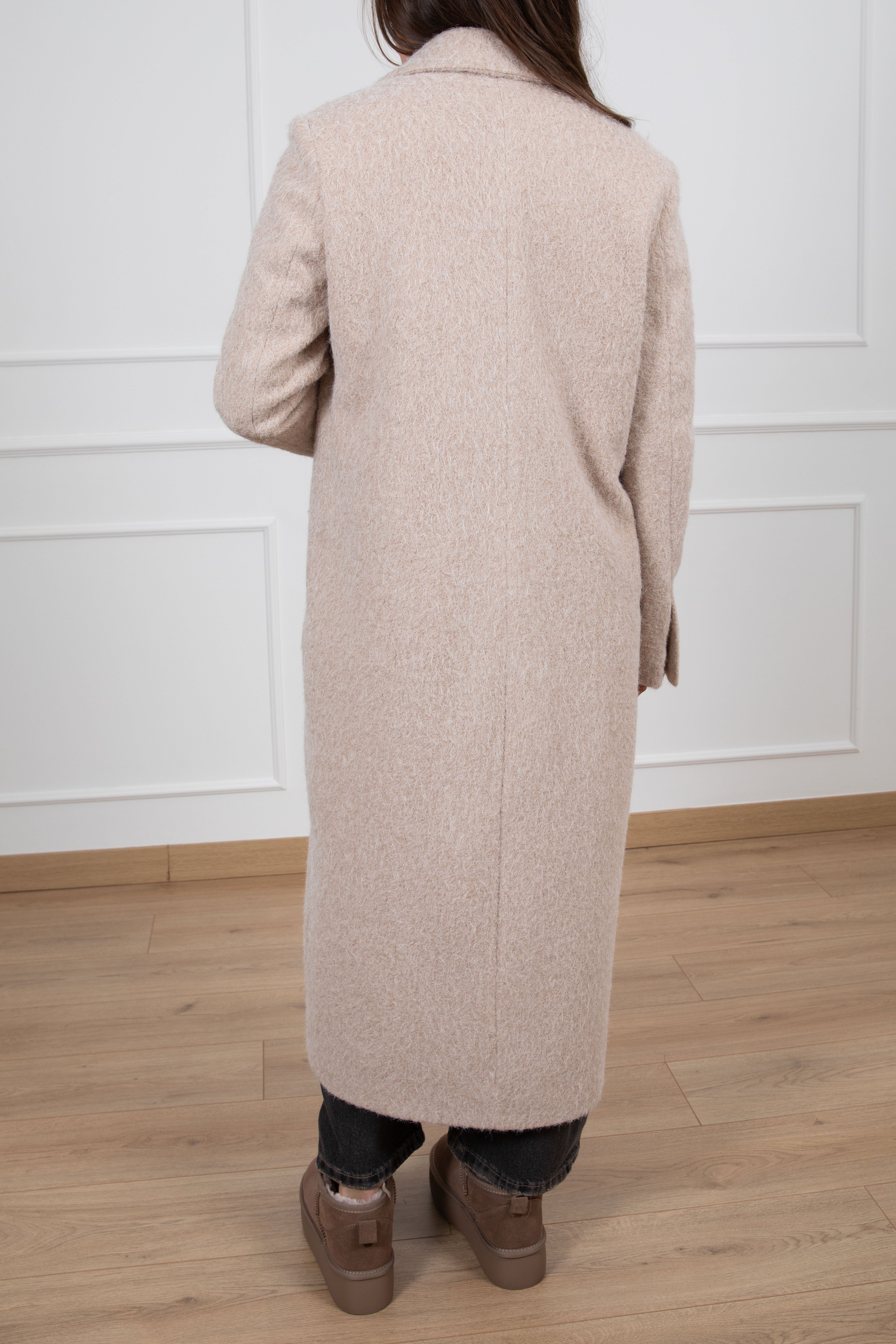 Cappotto lungo bouclè 6 bottoni Susy Mix