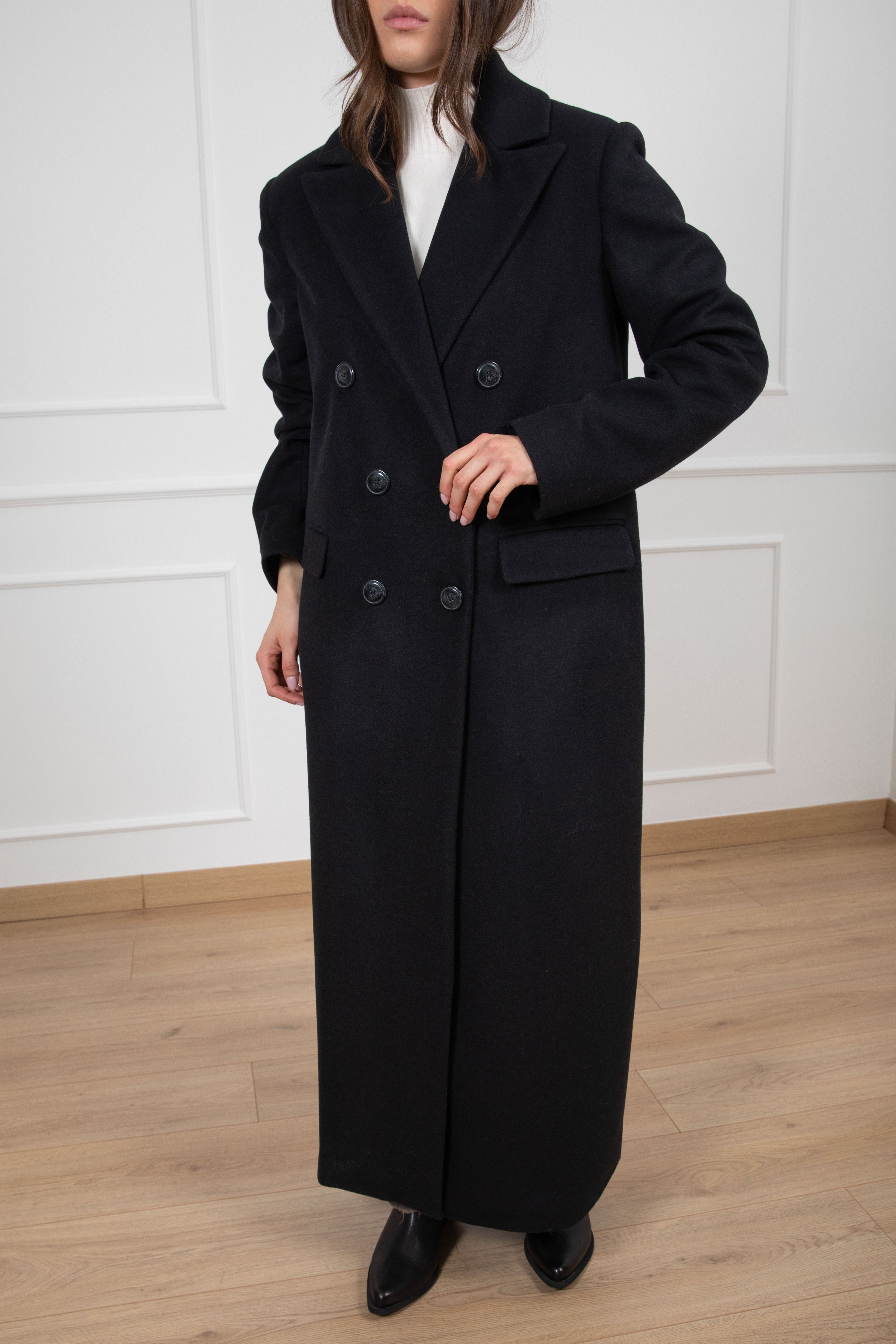 Cappotto lungo 6 bottoni fit over Susy Mix