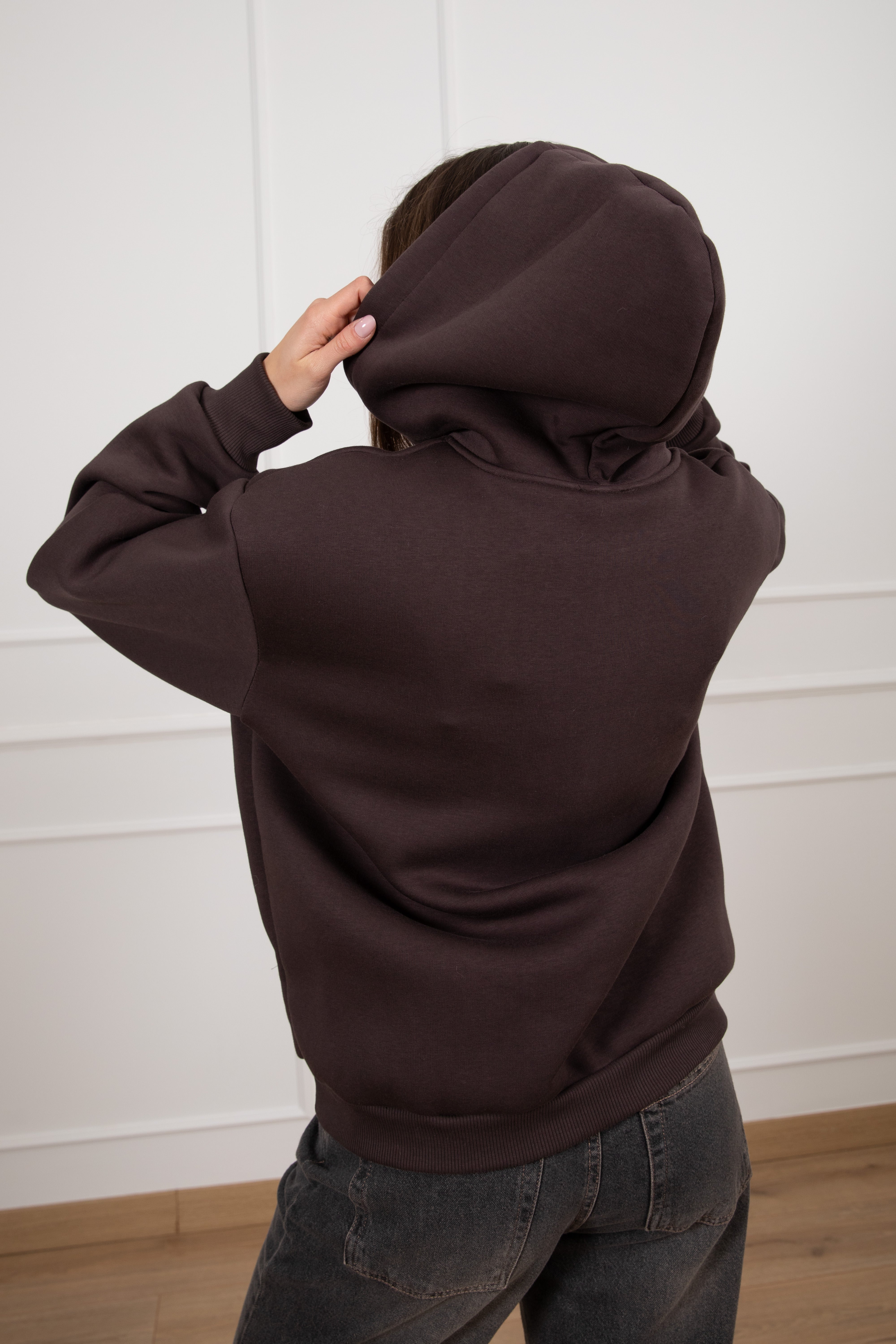 Felpa basic con cappuccio Susy Mix