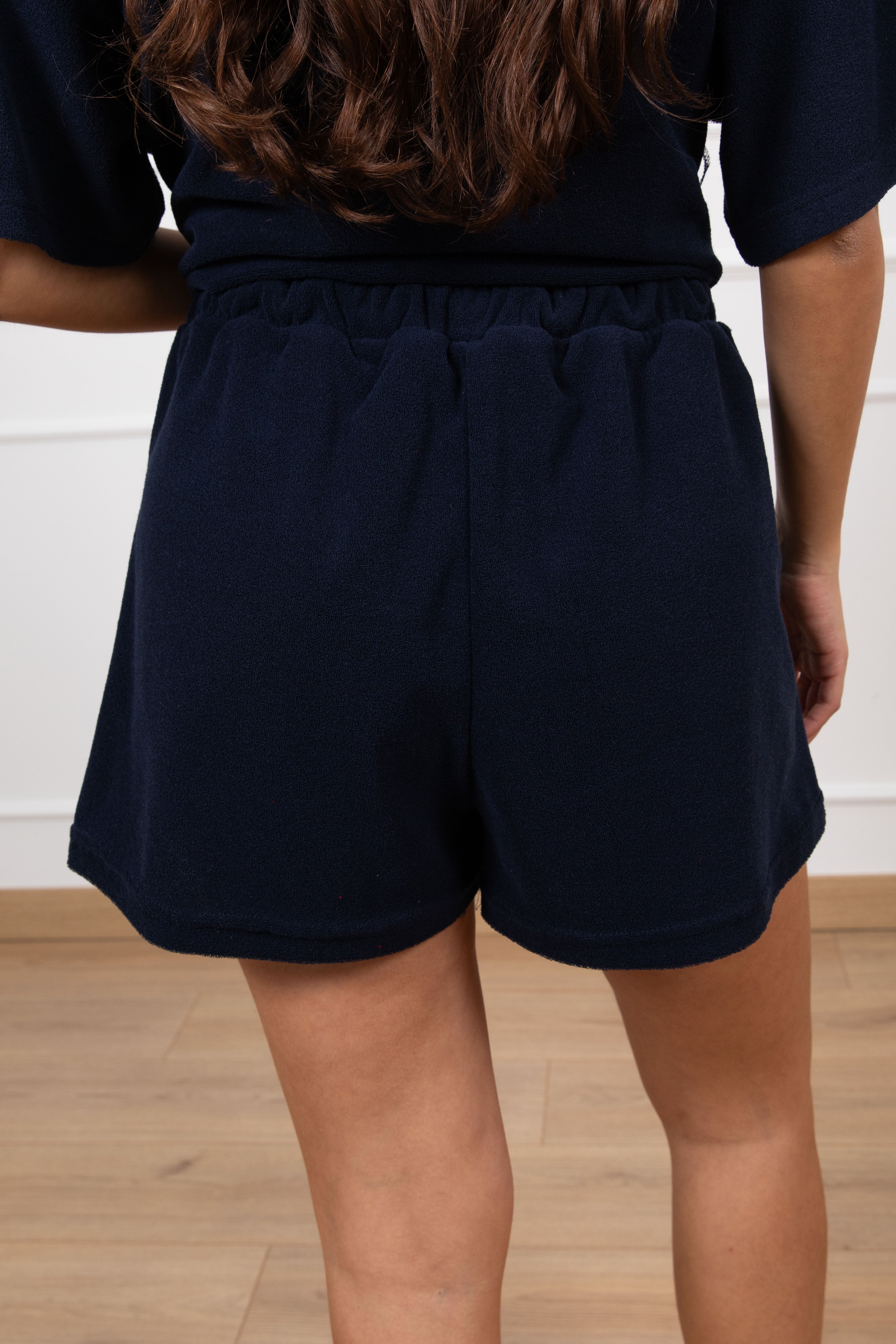 Shorts "N 5" in spugna Tensione IN