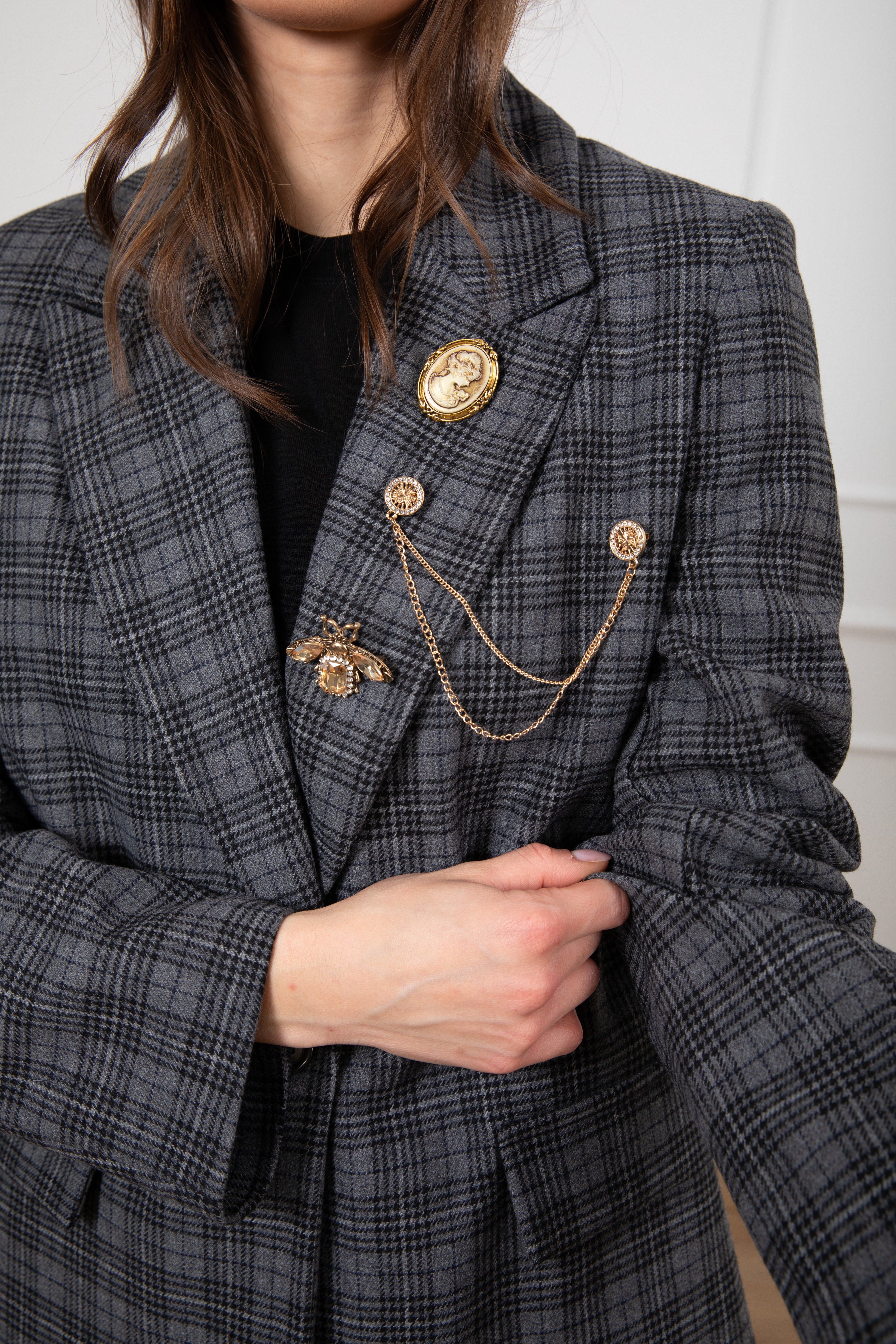 Giacca principe di galles regular-fit ViCOLO