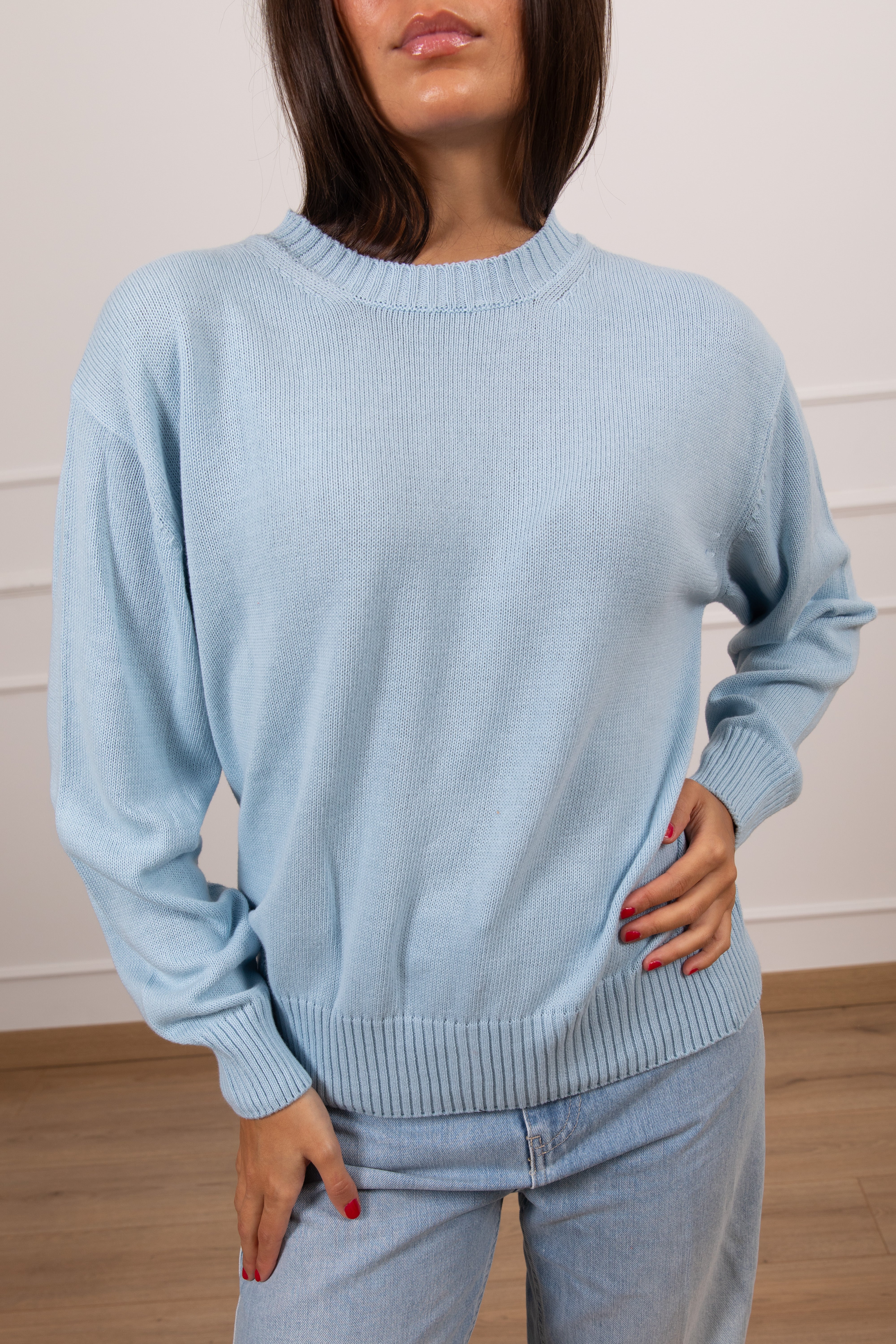 Maglia over-size in cotone ViCOLO
