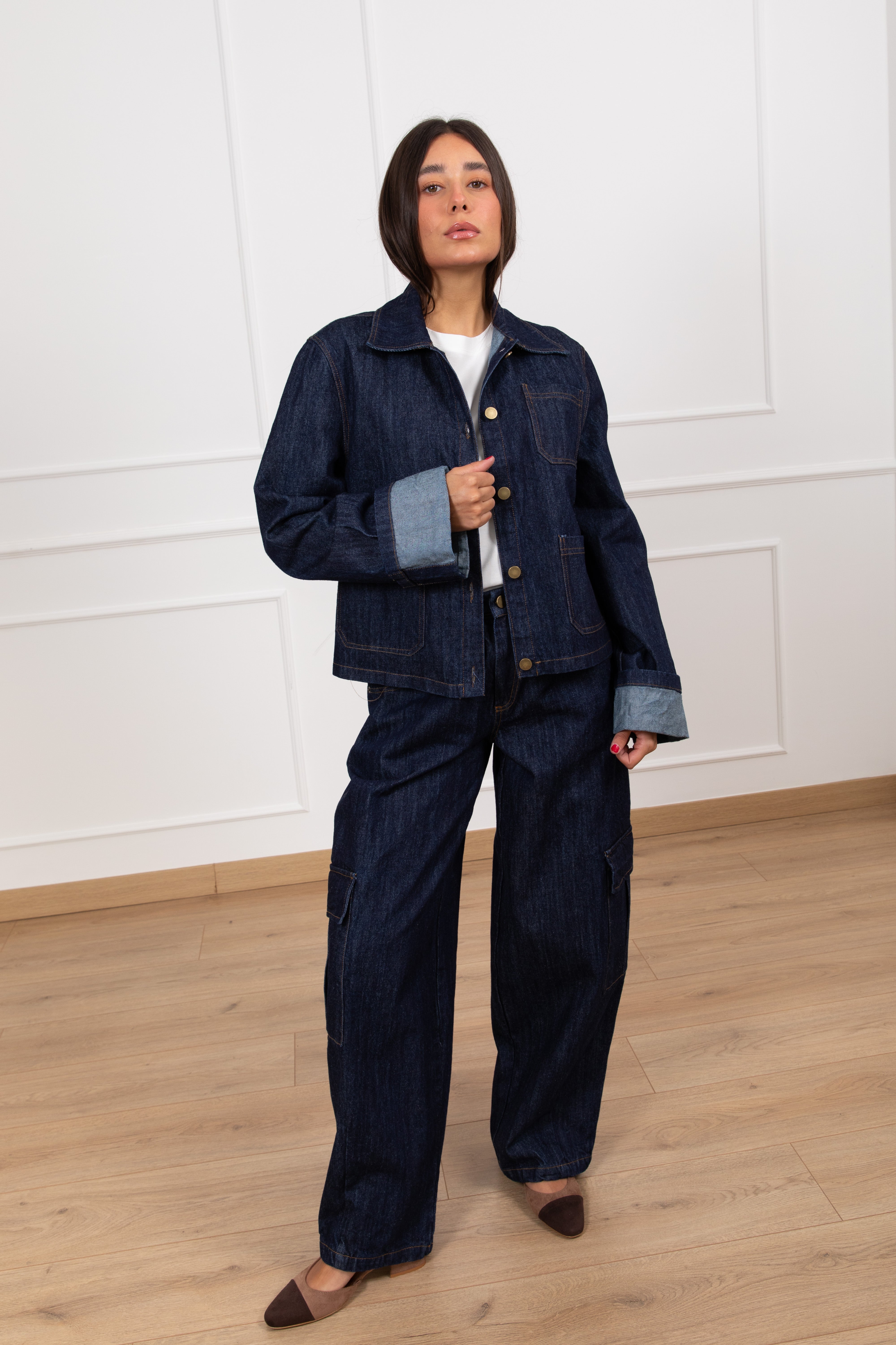 Giacchino in jeans tela originale Tensione IN