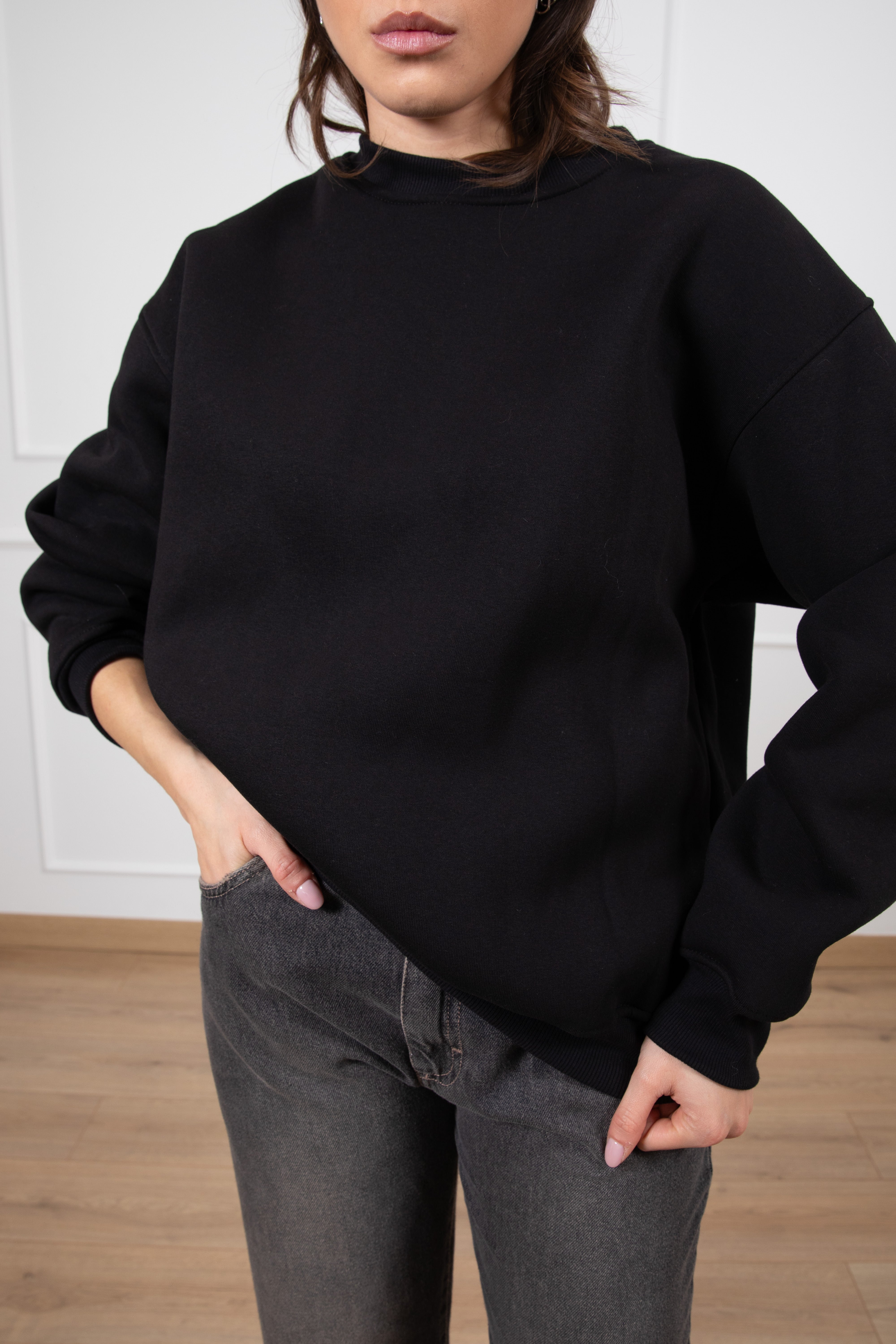 Felpa girocollo basic Susy Mix