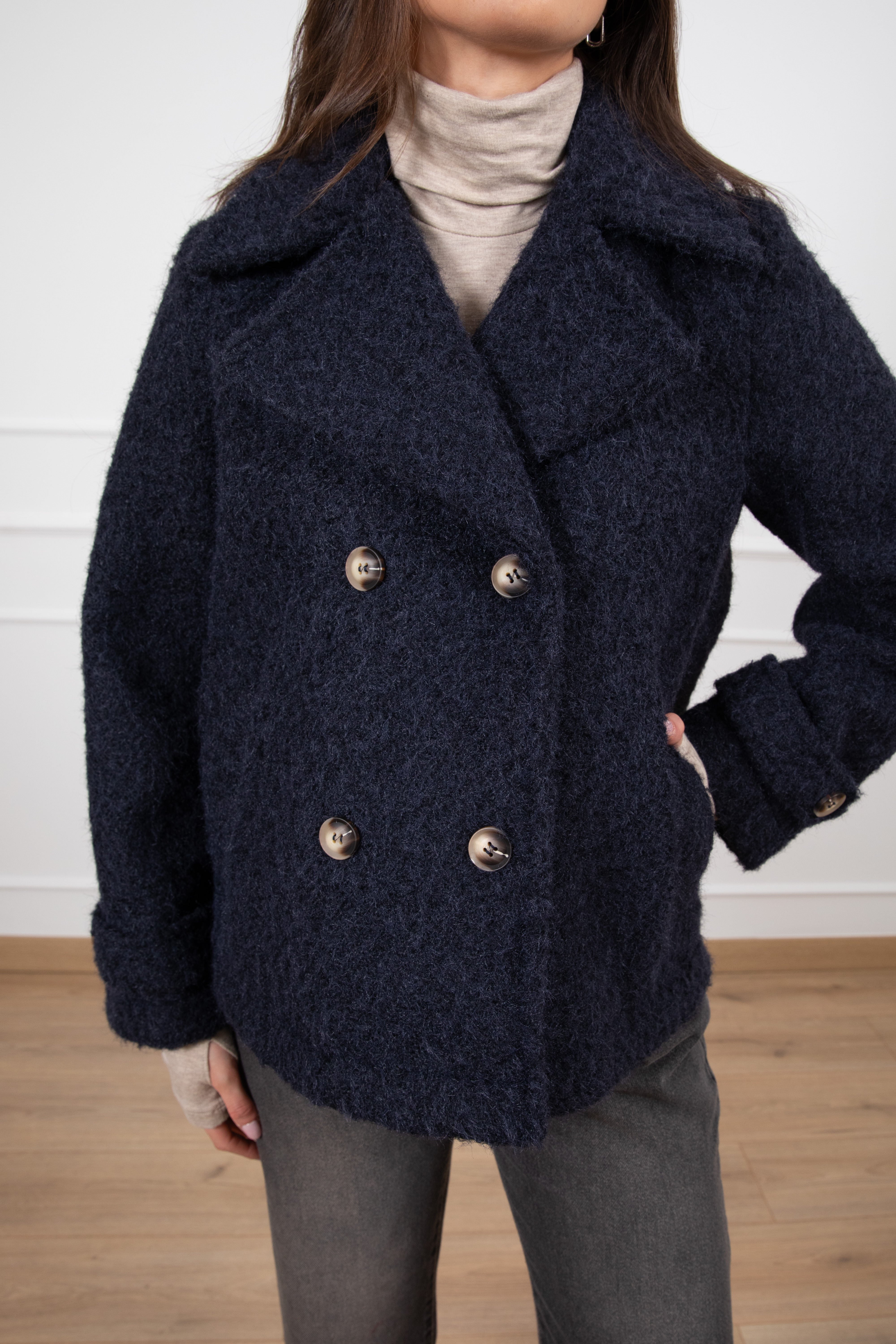 Giacca-cappotto bouclè Motel