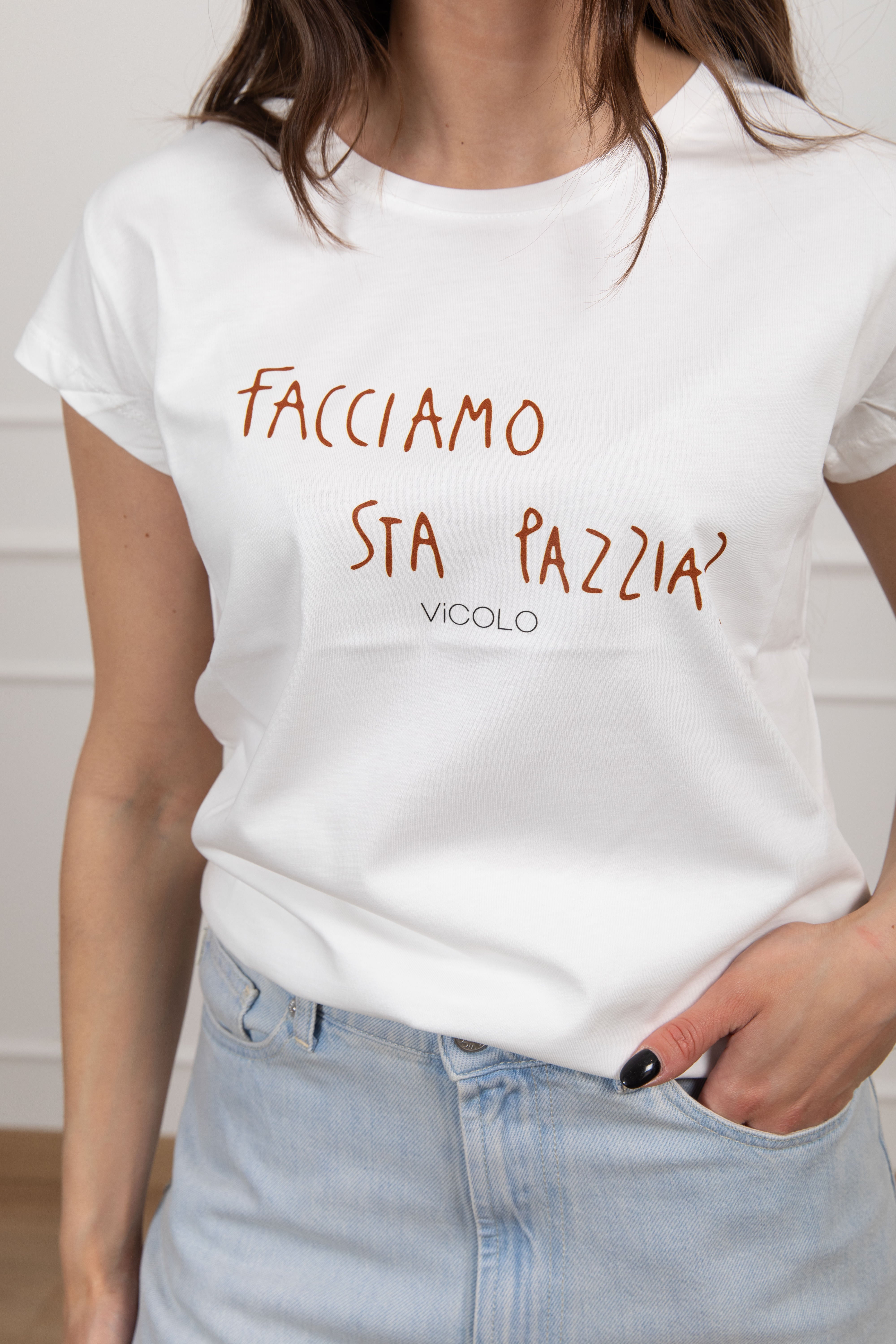 T-shirt "Facciamo sta pazzia?" ViCOLO
