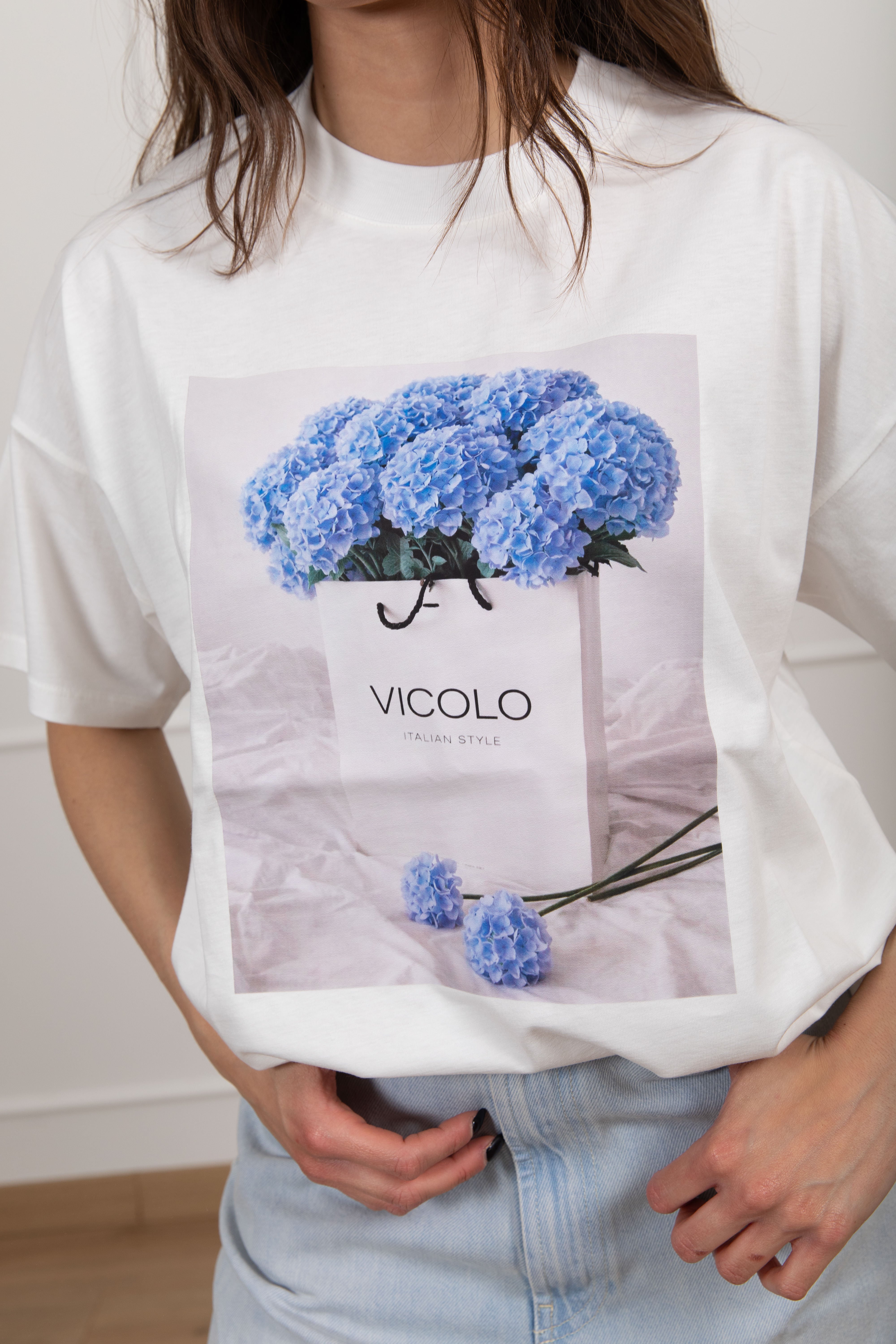 T-shirt over-size "Italian style" ViCOLO