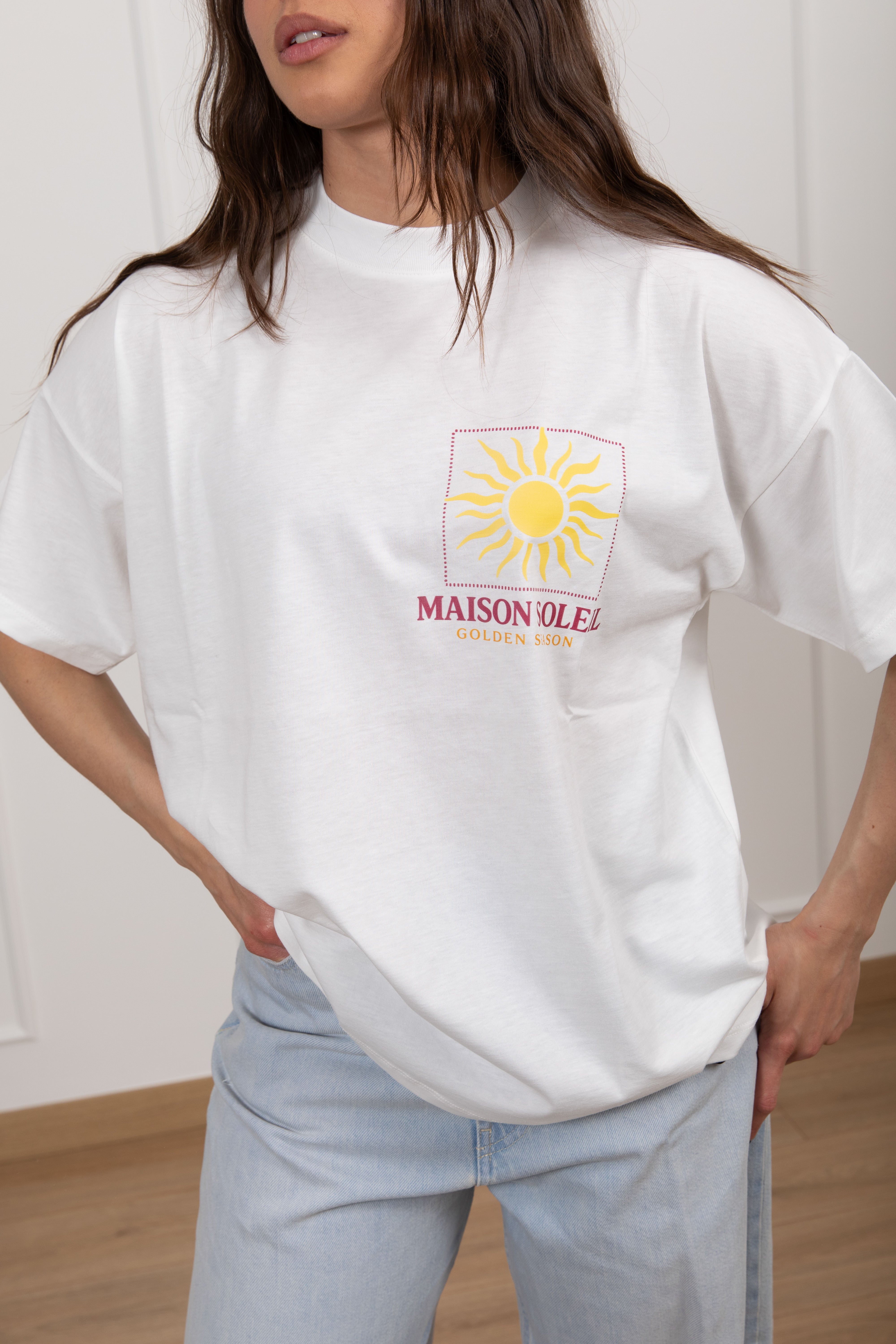 T-shirt over-size "Maison soleil" ViCOLO