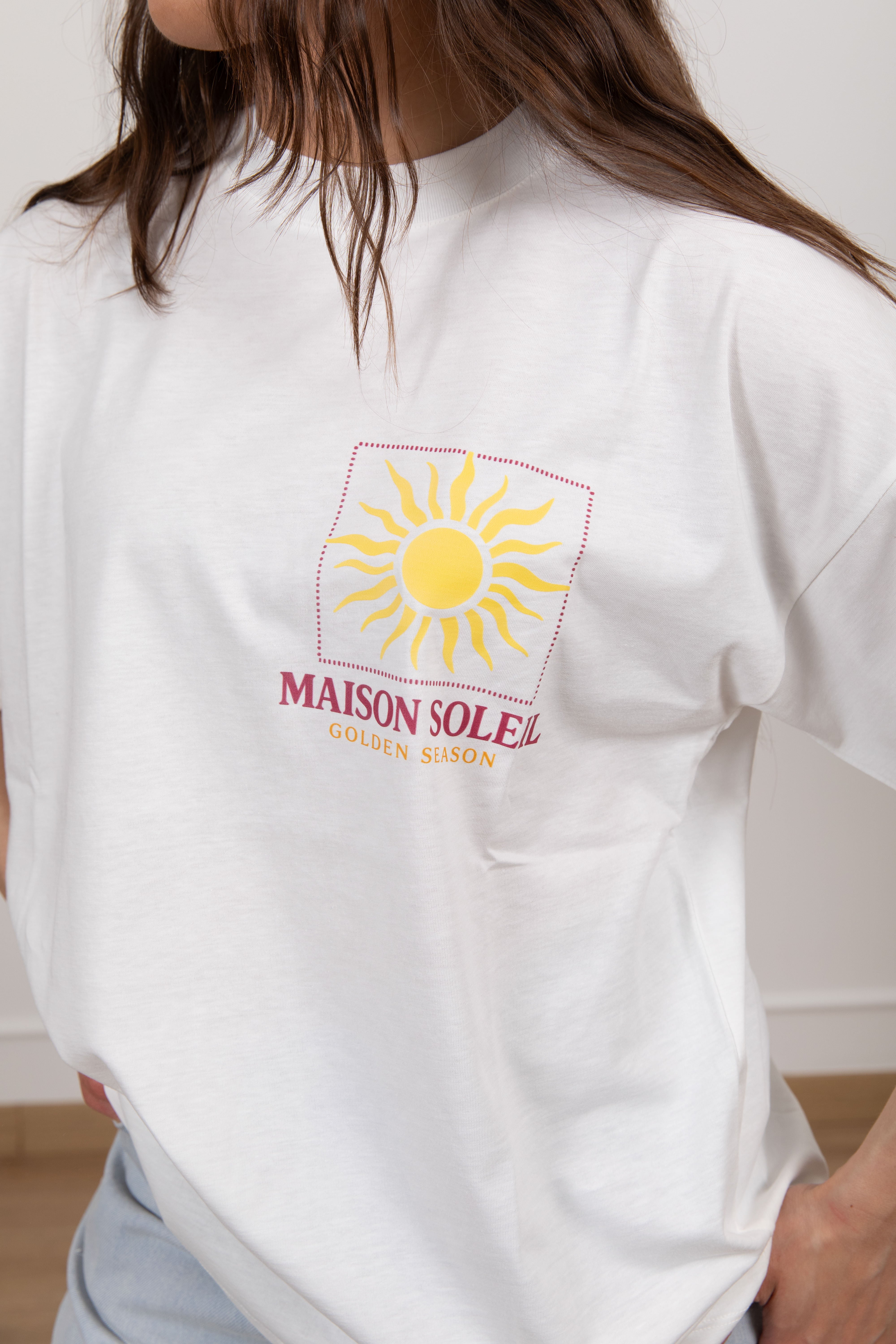 T-shirt over-size "Maison soleil" ViCOLO