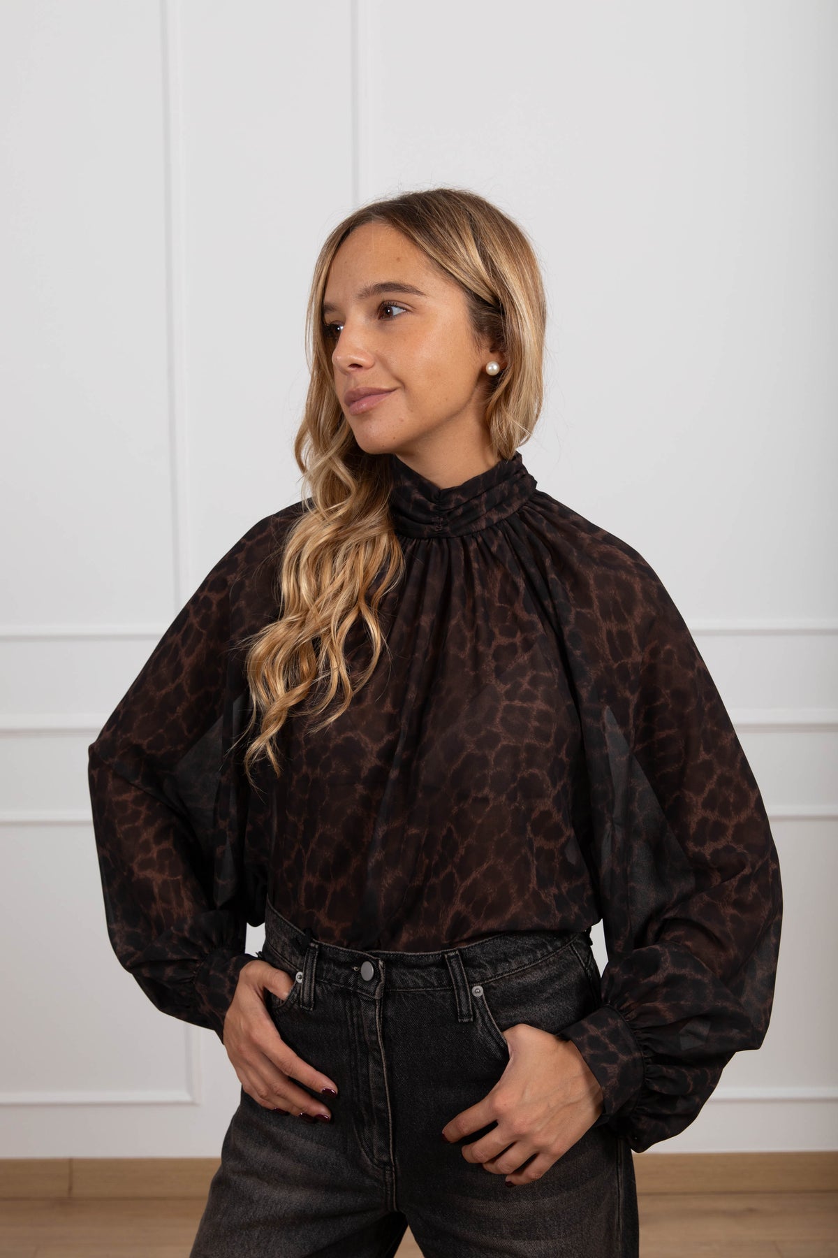 Blusa fantasia animalier Susy Mix
