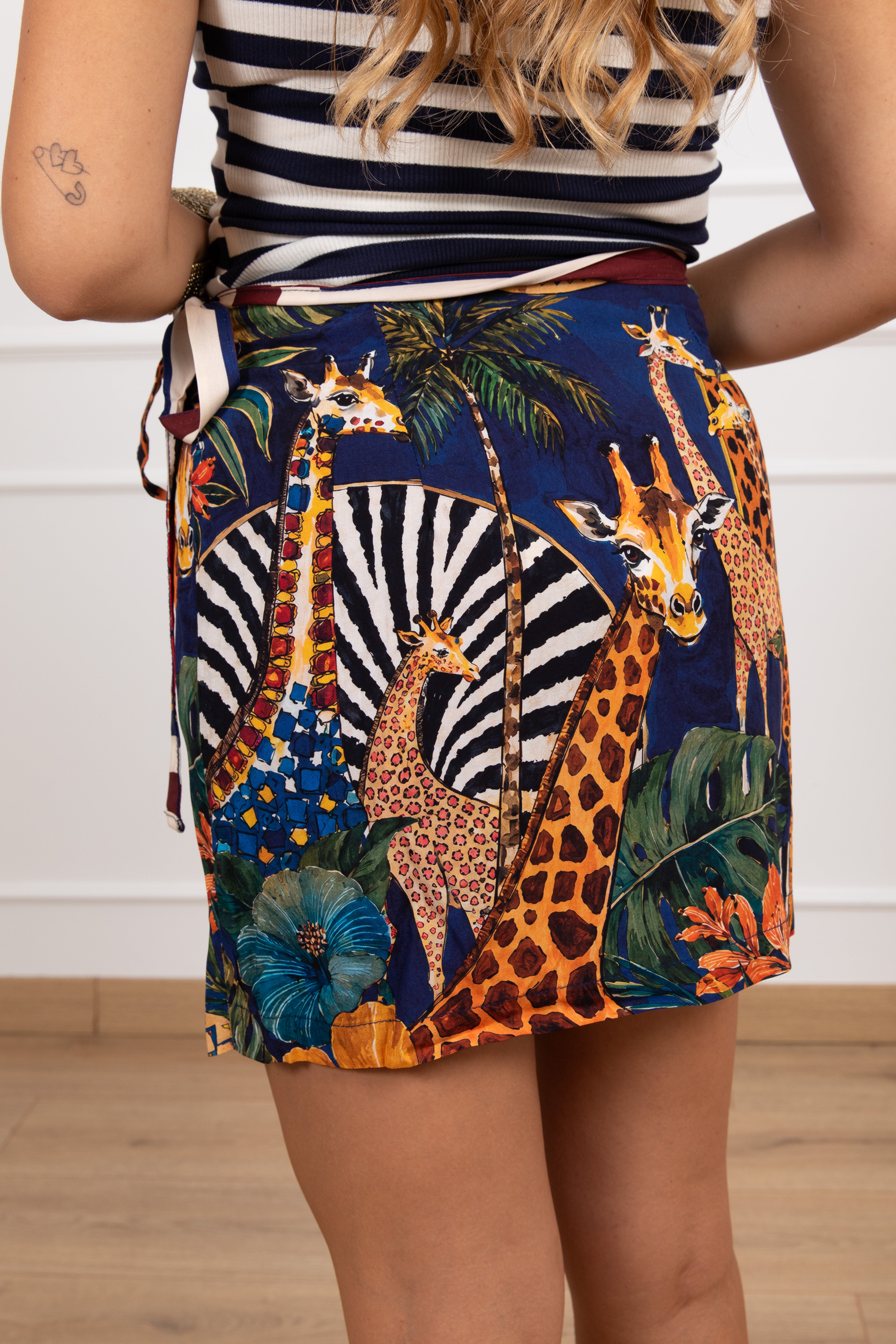 Gonna corta pareo fantasia giraffa ViCOLO