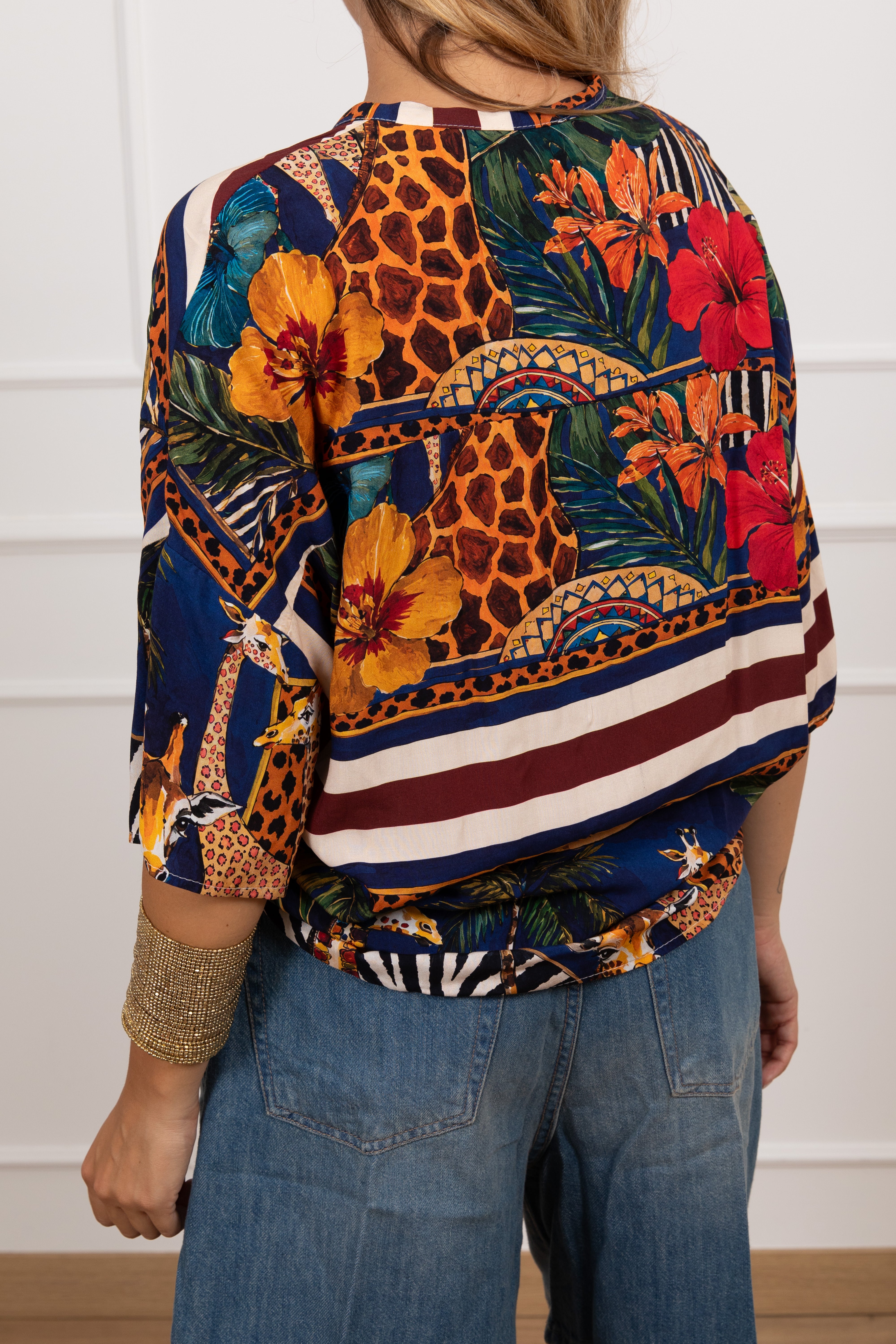 Camicia fantasia giraffa VICOLO