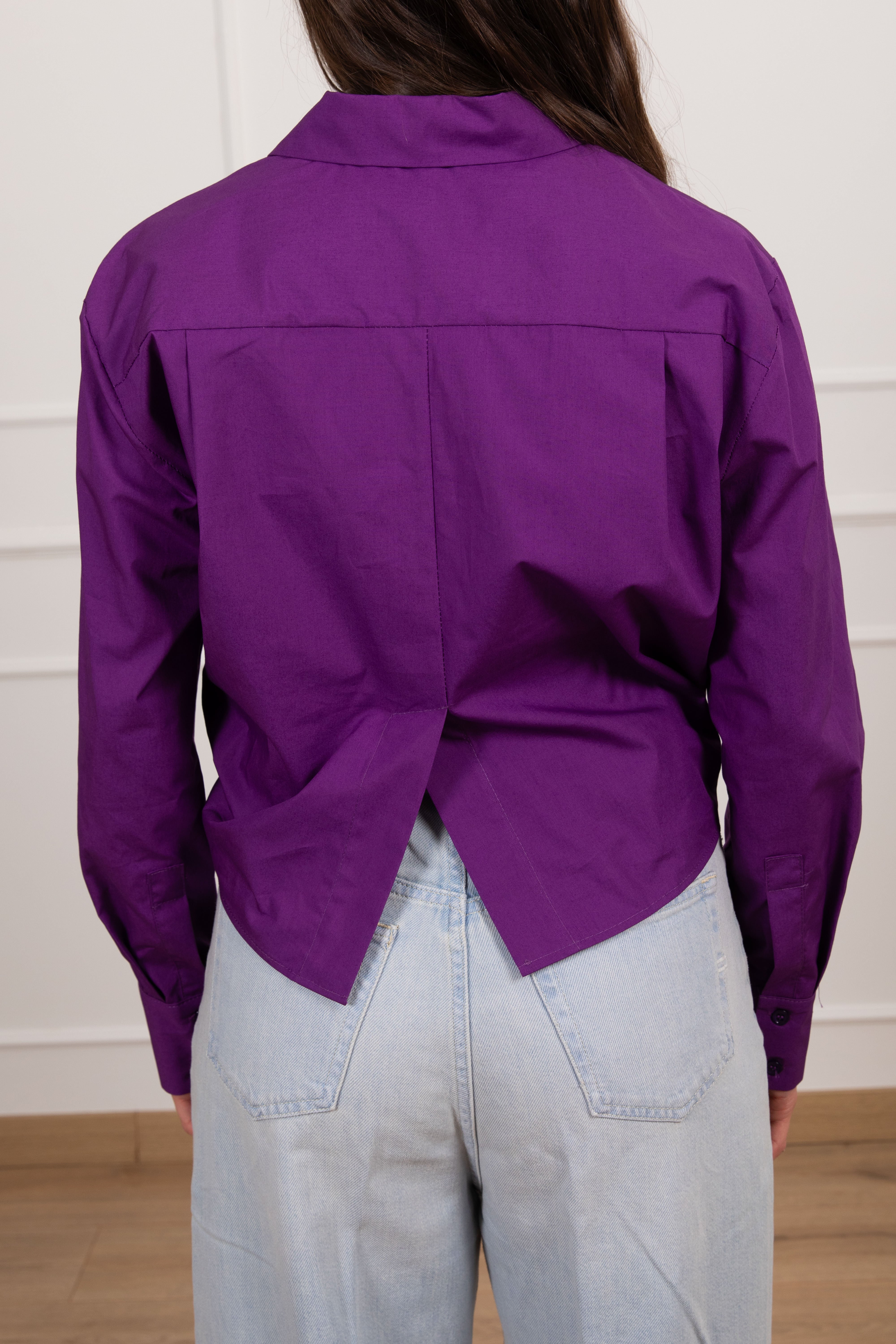 Camicia in cotone con anello ViCOLO