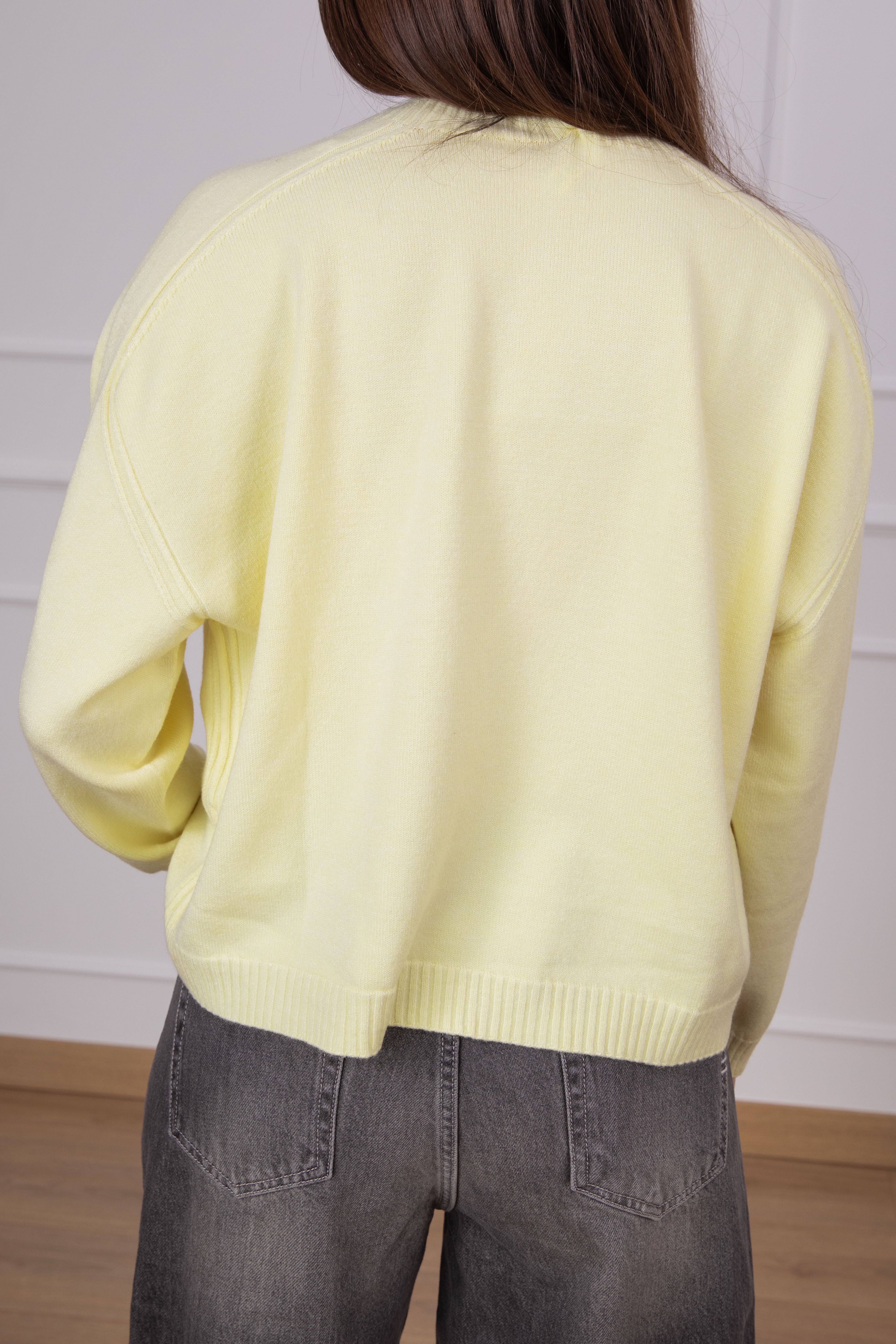 Pull mezzo-collo a scatoletta in viscosa Tensione IN