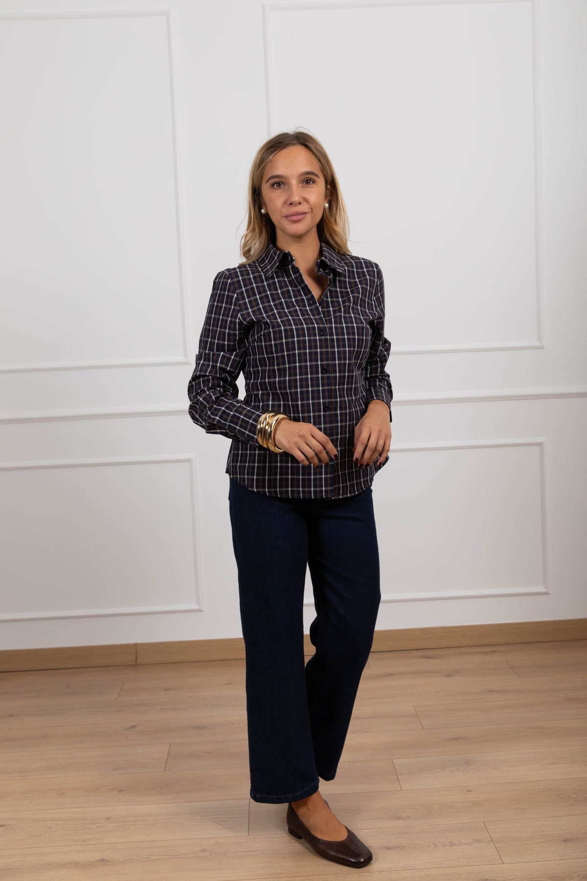 Jeans ribcage lavaggio blu Tensione IN