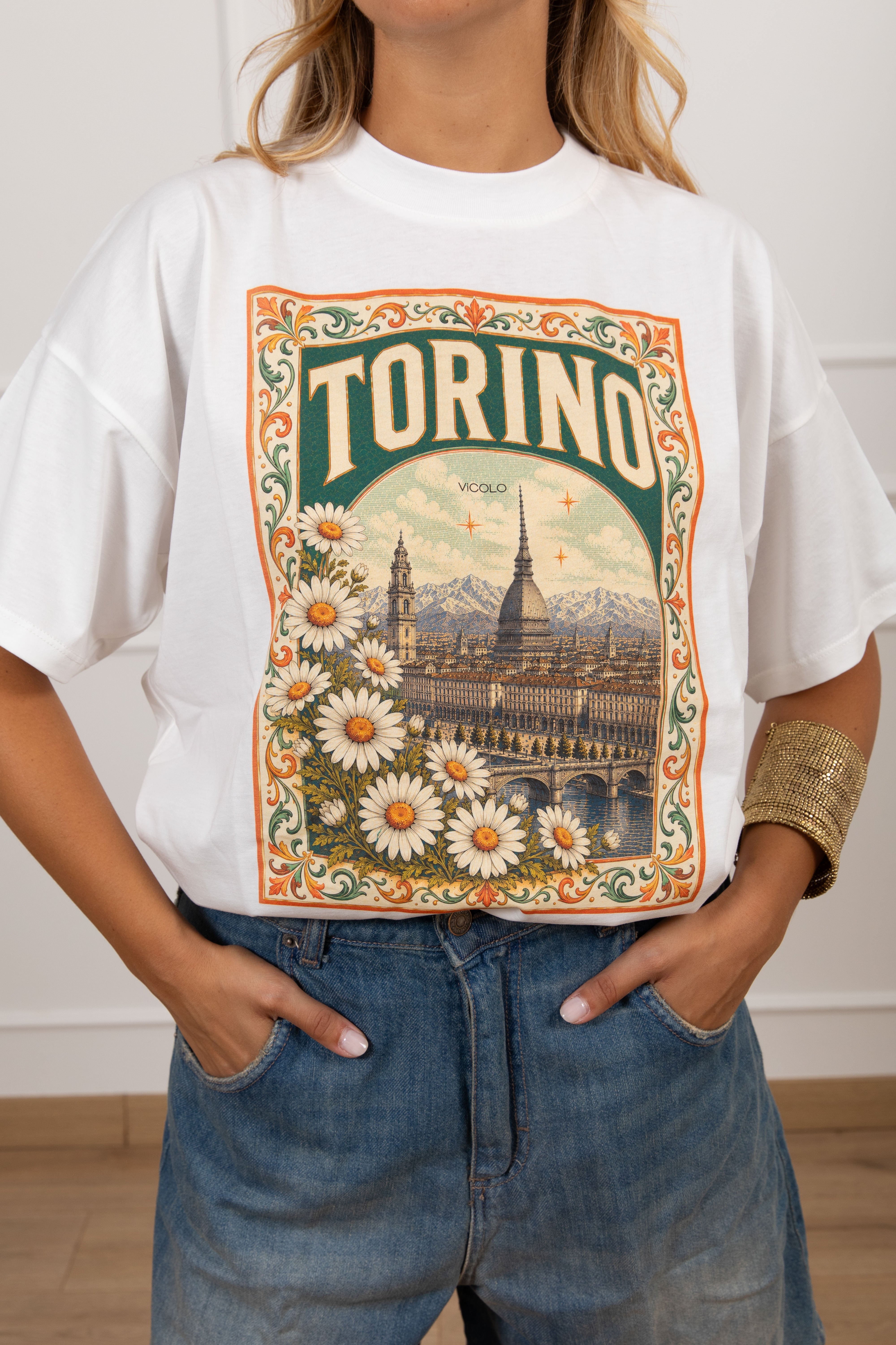 T-shirt over-size "Torino" ViCOLO