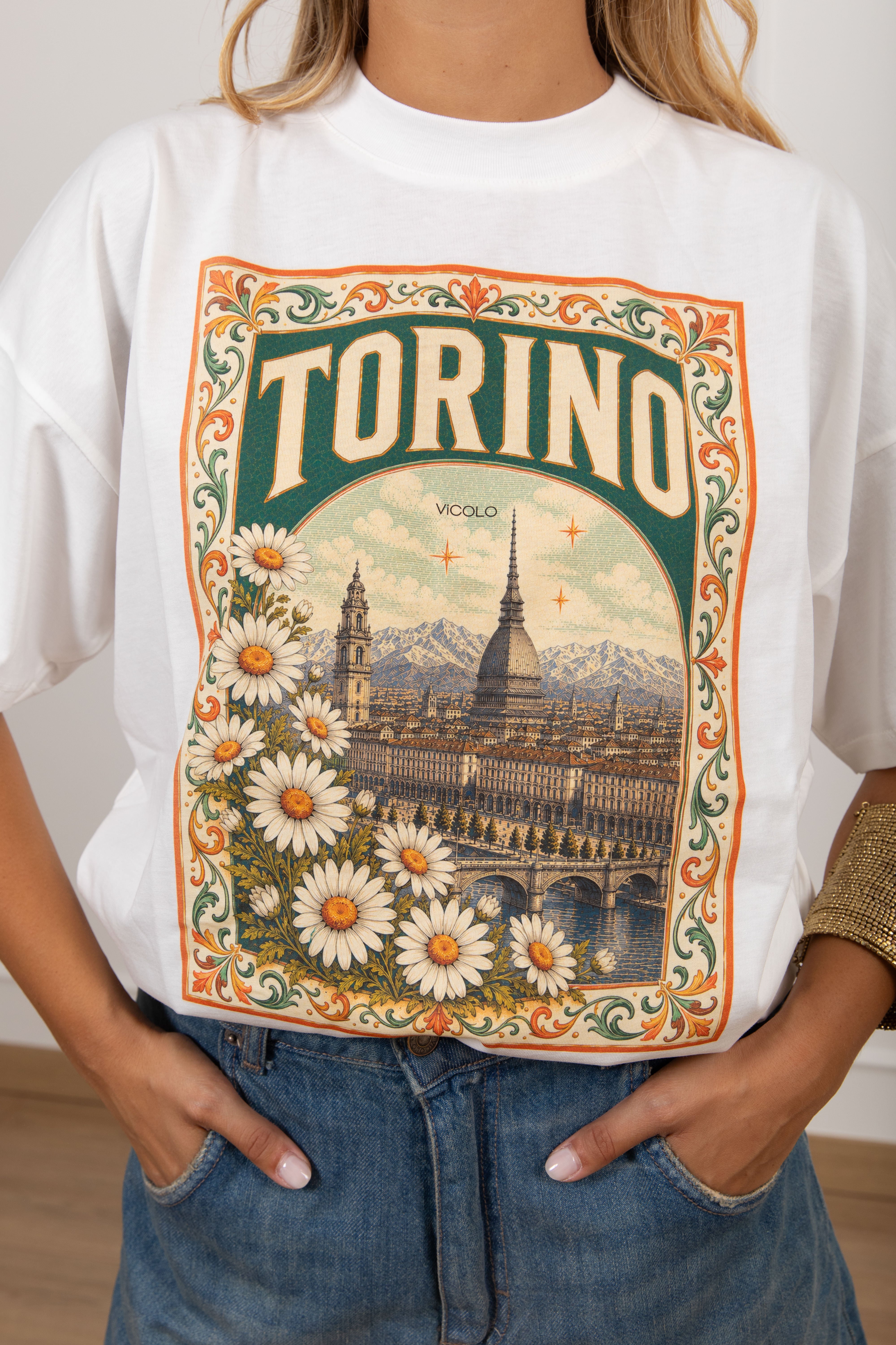 T-shirt over-size "Torino" ViCOLO