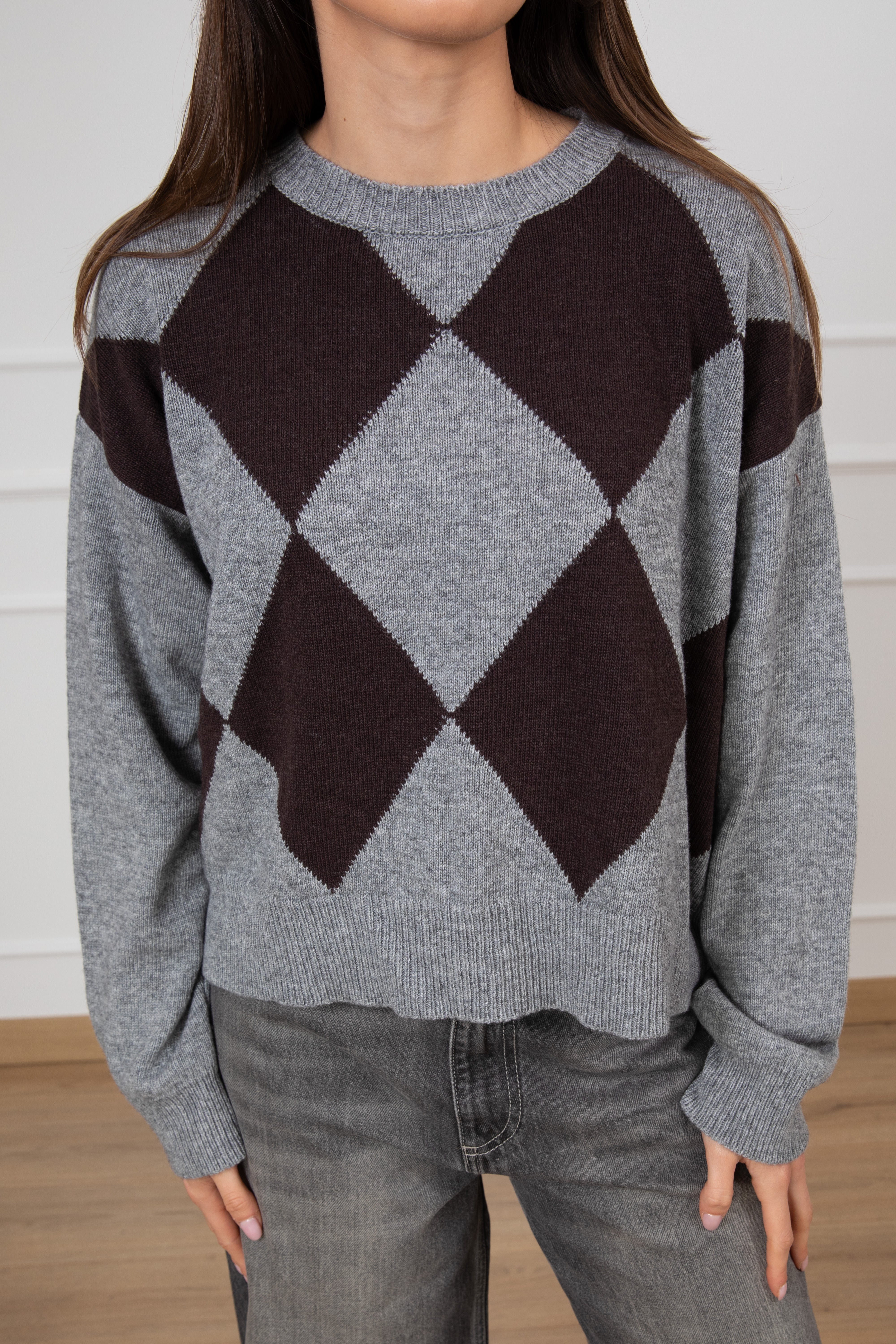 Pull scatoletta a rombi Tensione IN