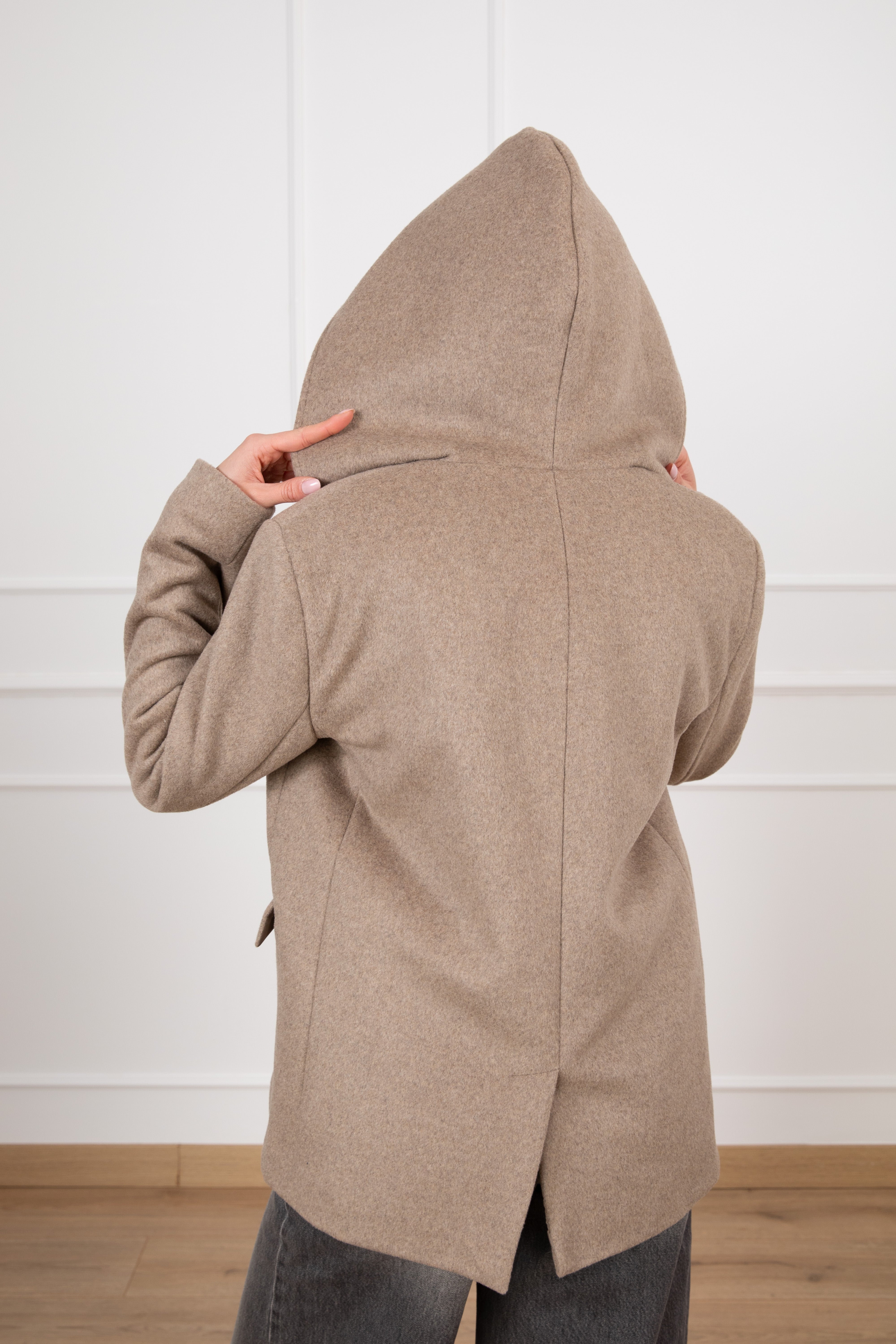 Giacca-cappotto con cappuccio Tensione IN