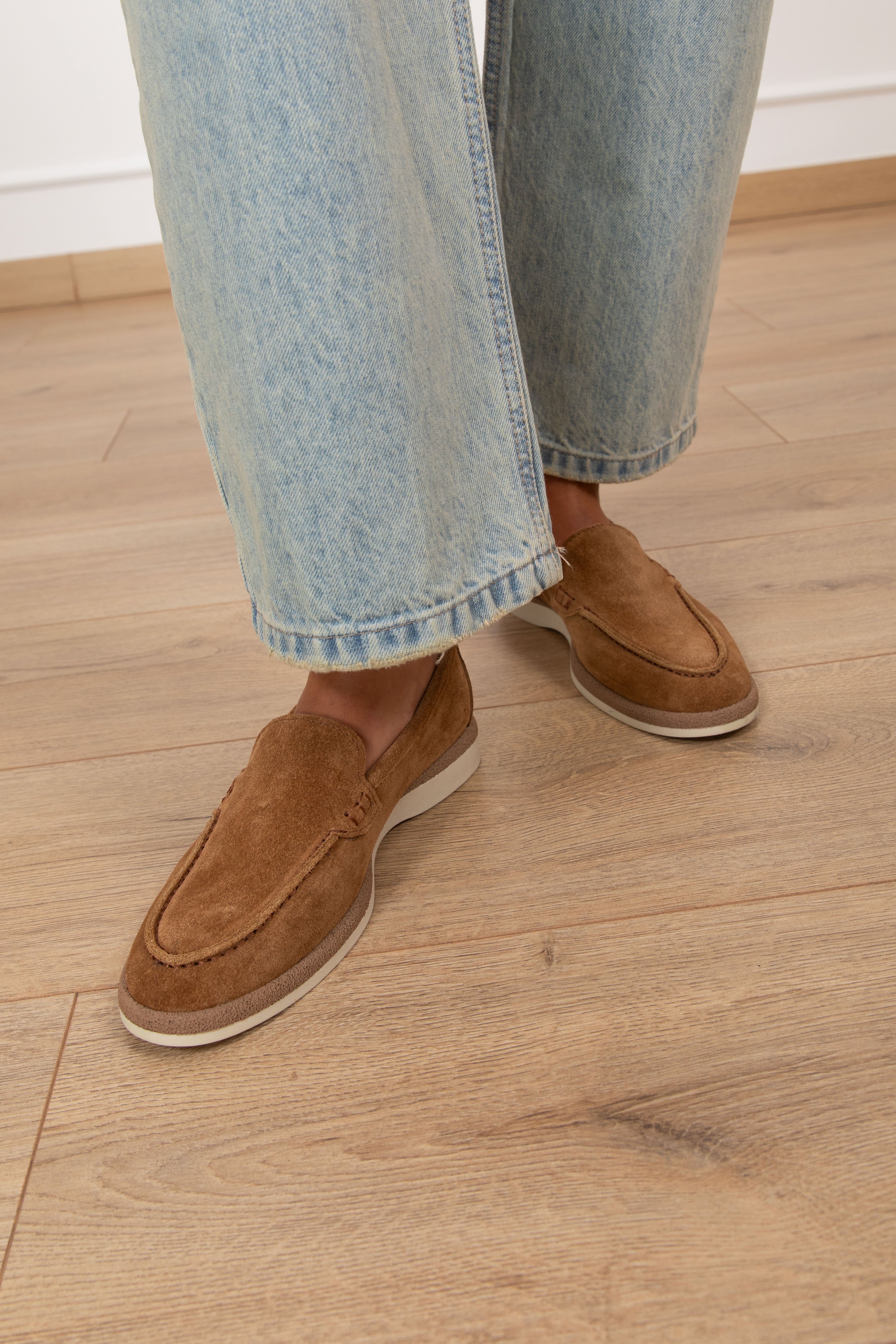 Mocassino in camoscio Ovyé