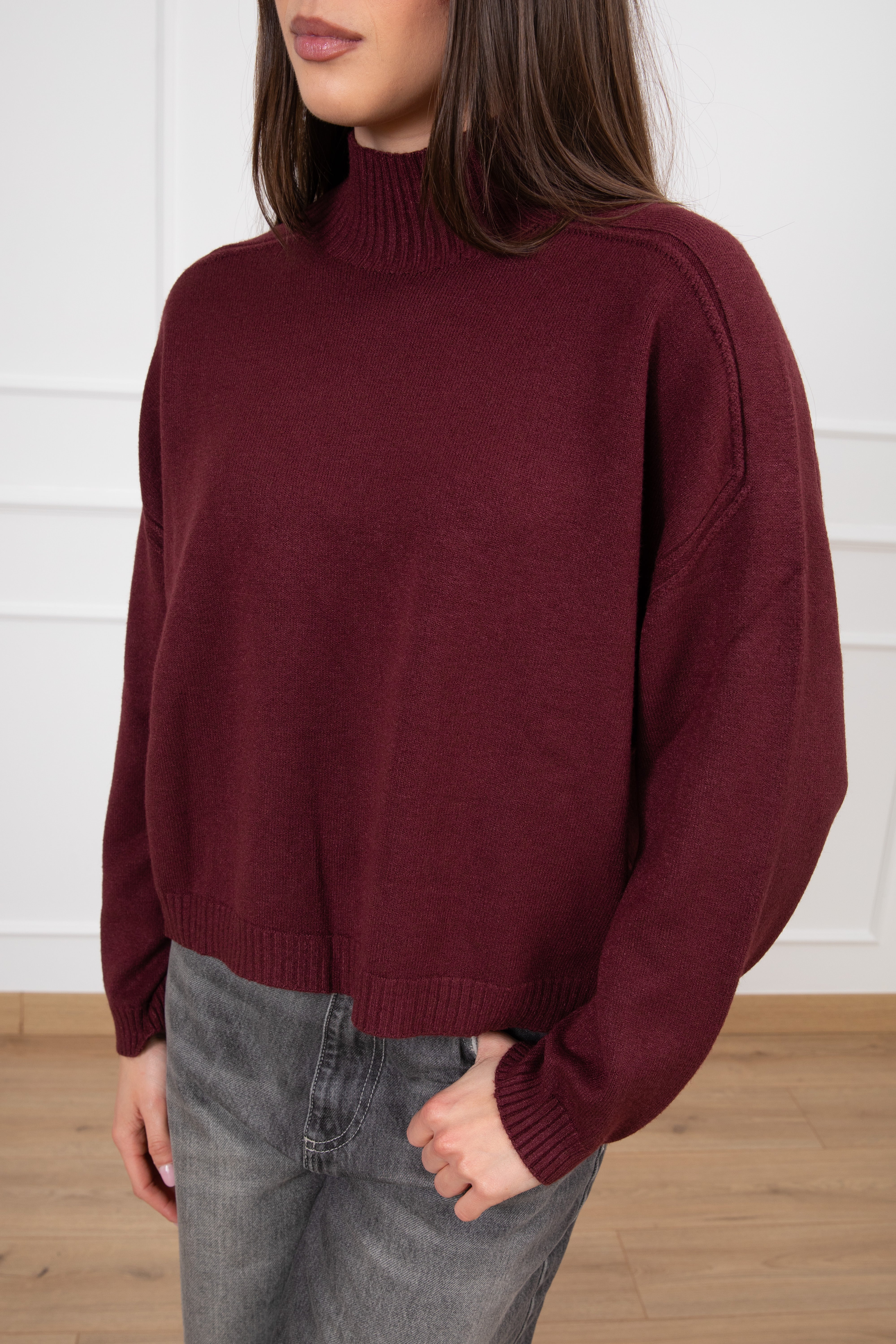 Pull mezzo collo a scatoletta ViCOLO