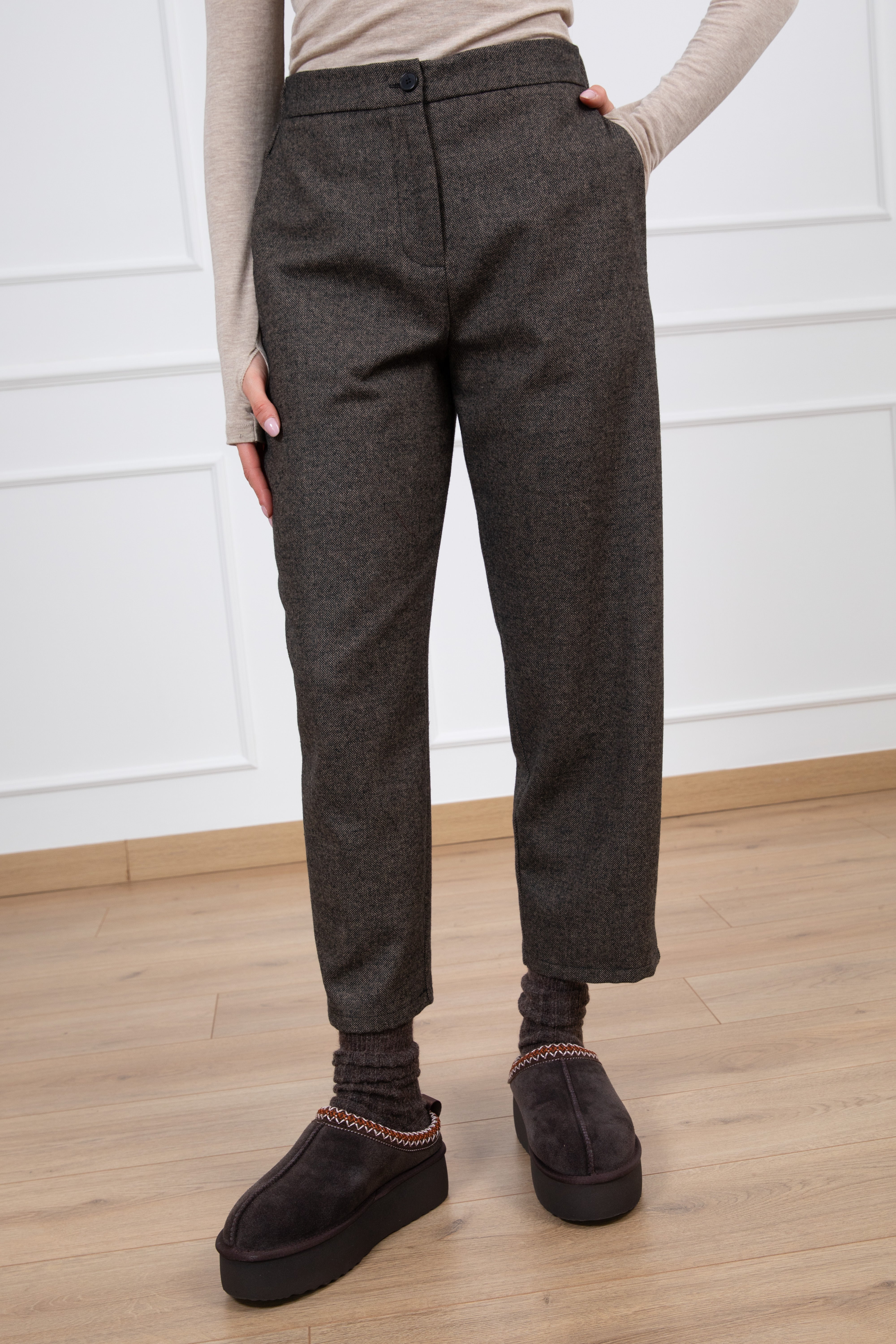 Pantalone carrot-fit sale e pepe ViCOLO