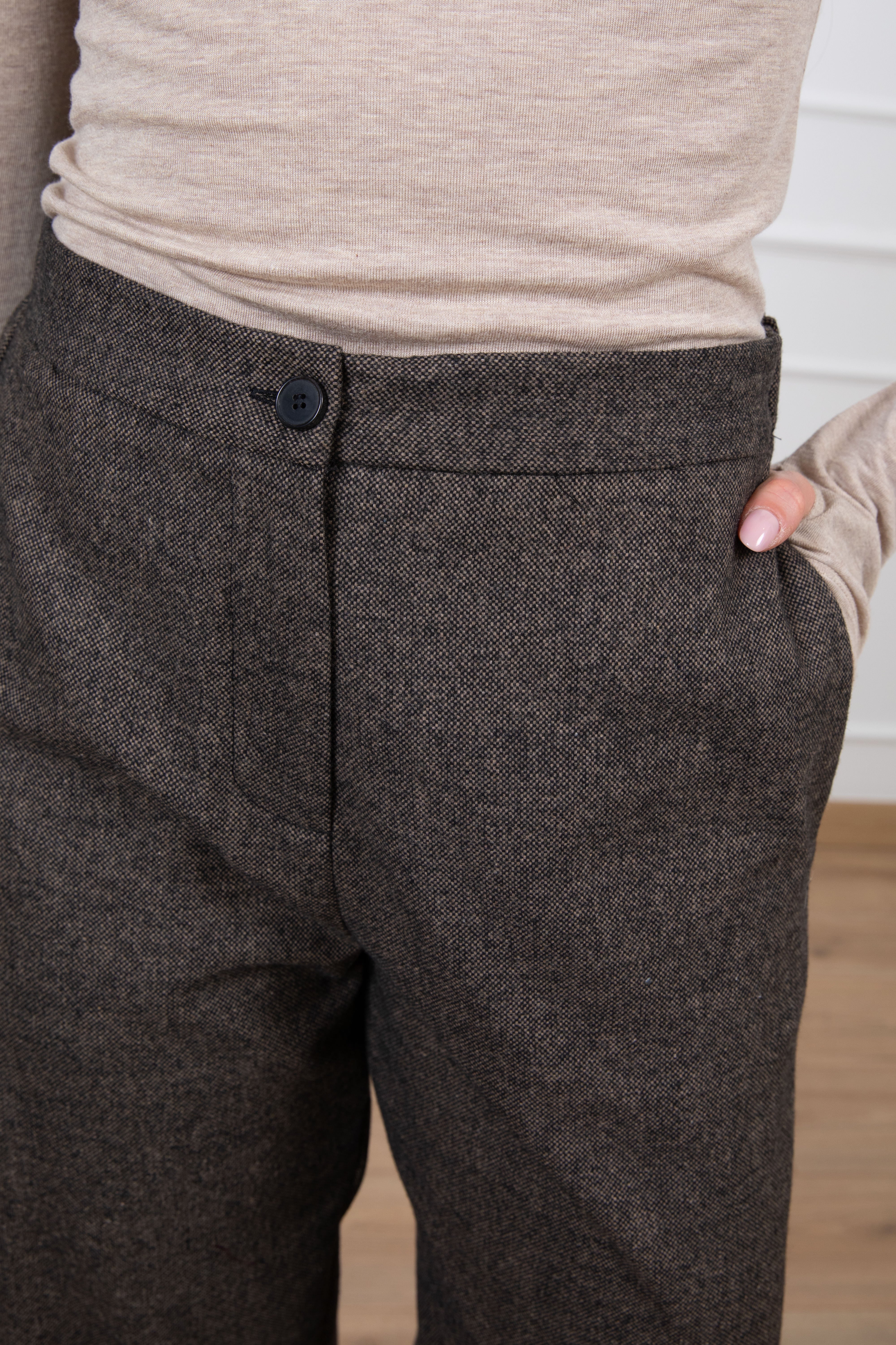 Pantalone carrot-fit sale e pepe ViCOLO
