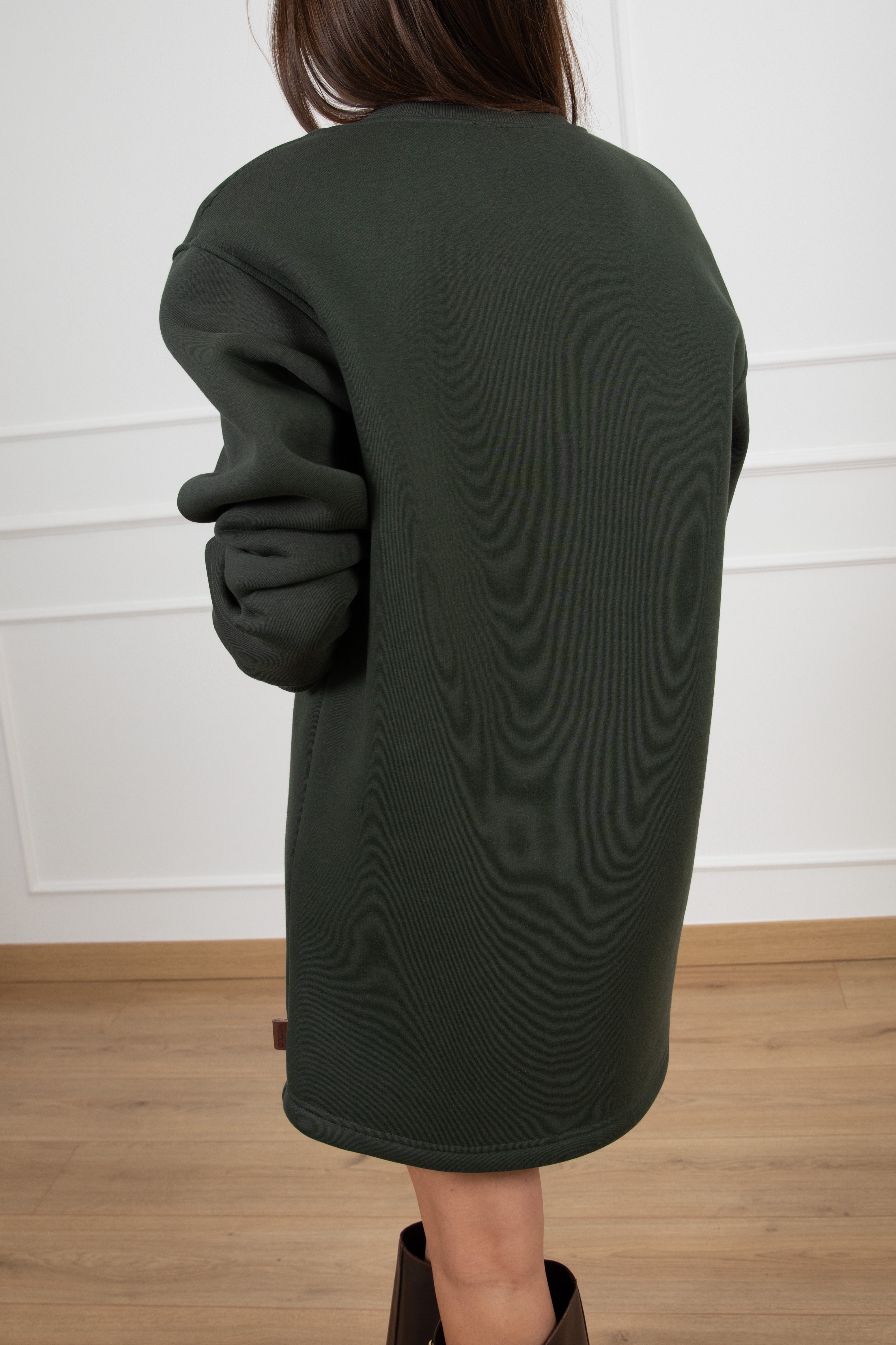 Mini-abito in felpa con spallina imbottita ViCOLO