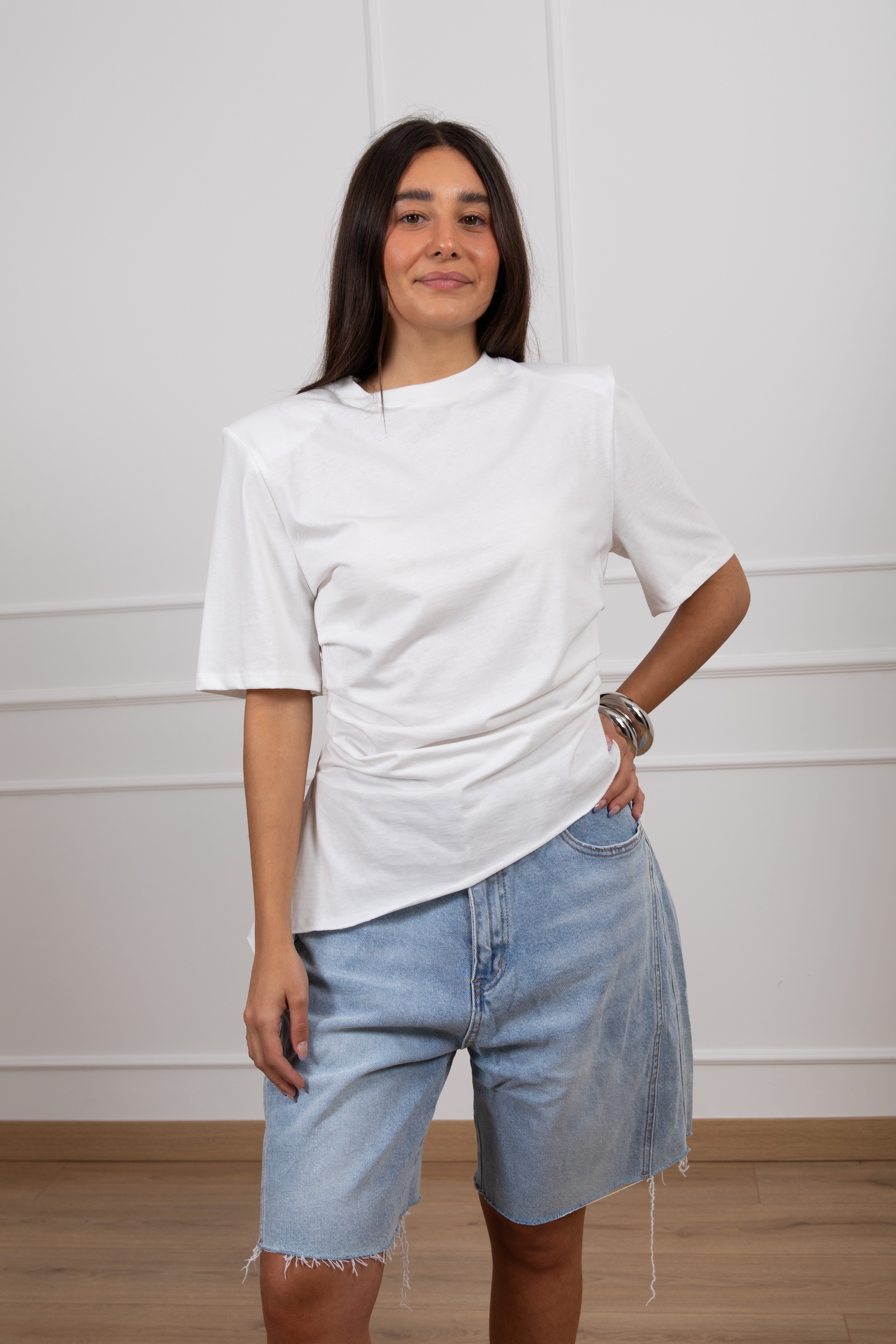Bermuda jeans sfrangiato Susy Mix