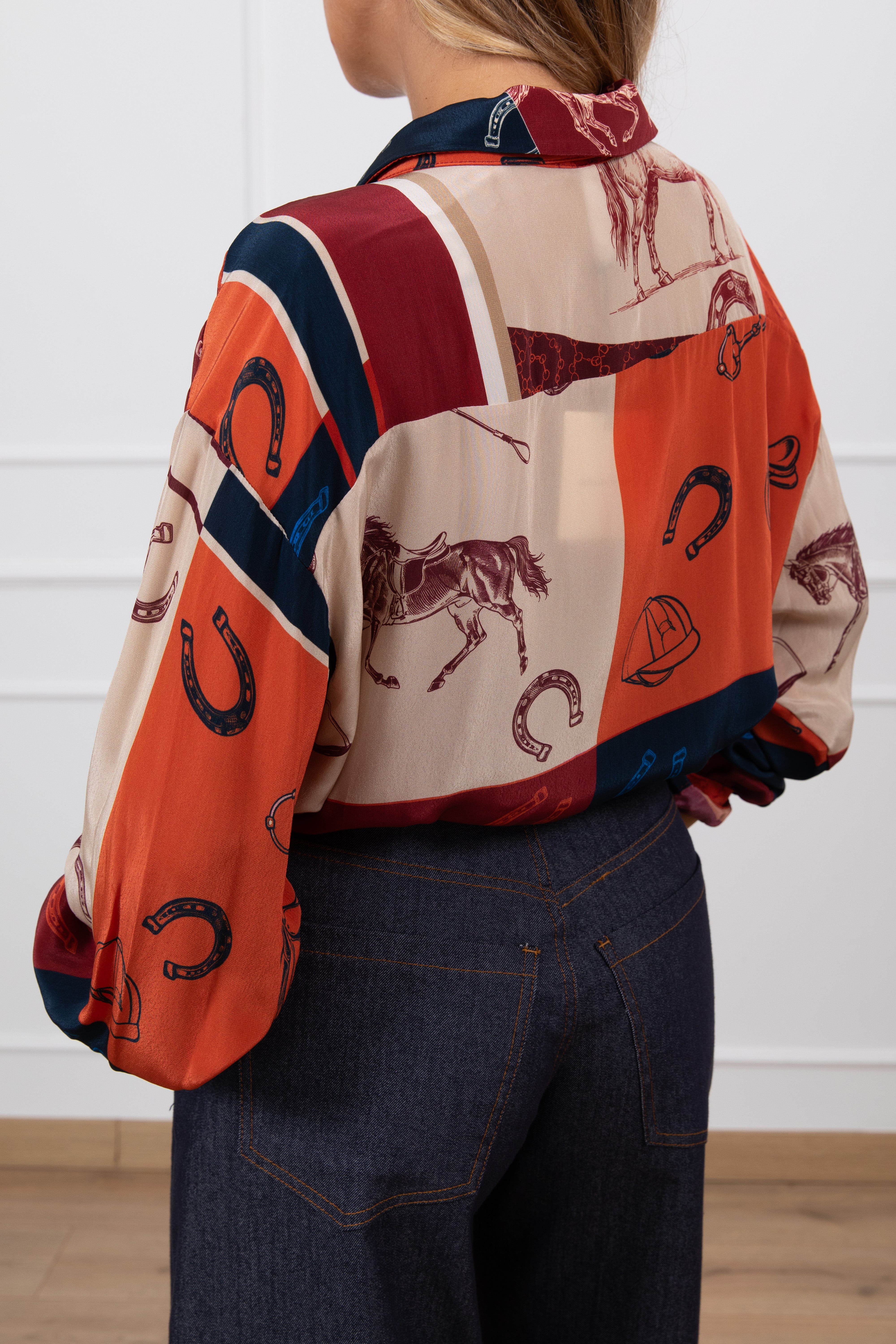 Camicia foulard fantasia ferro di cavallo Tensione IN