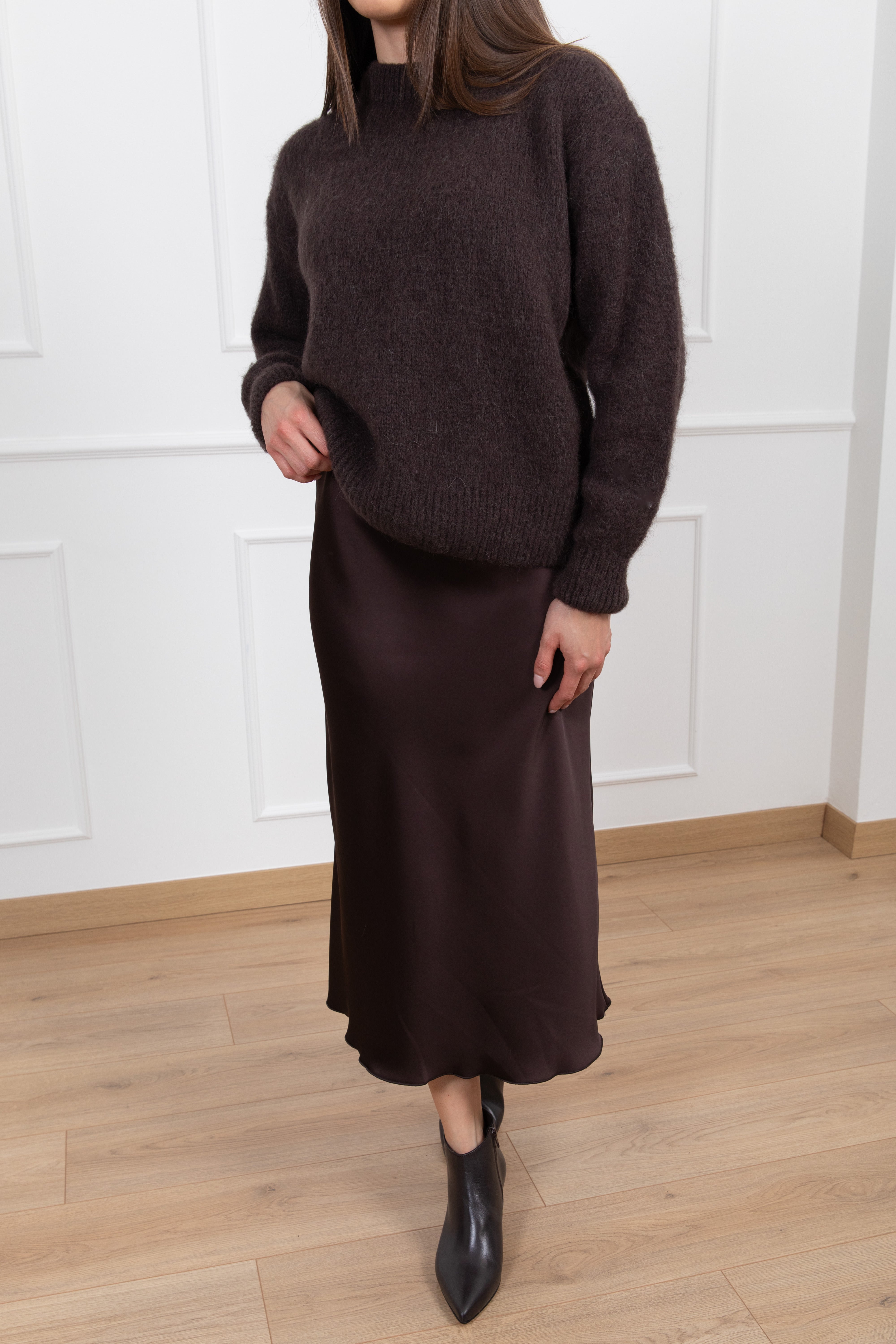 Gonna satin di viscosa Dixie