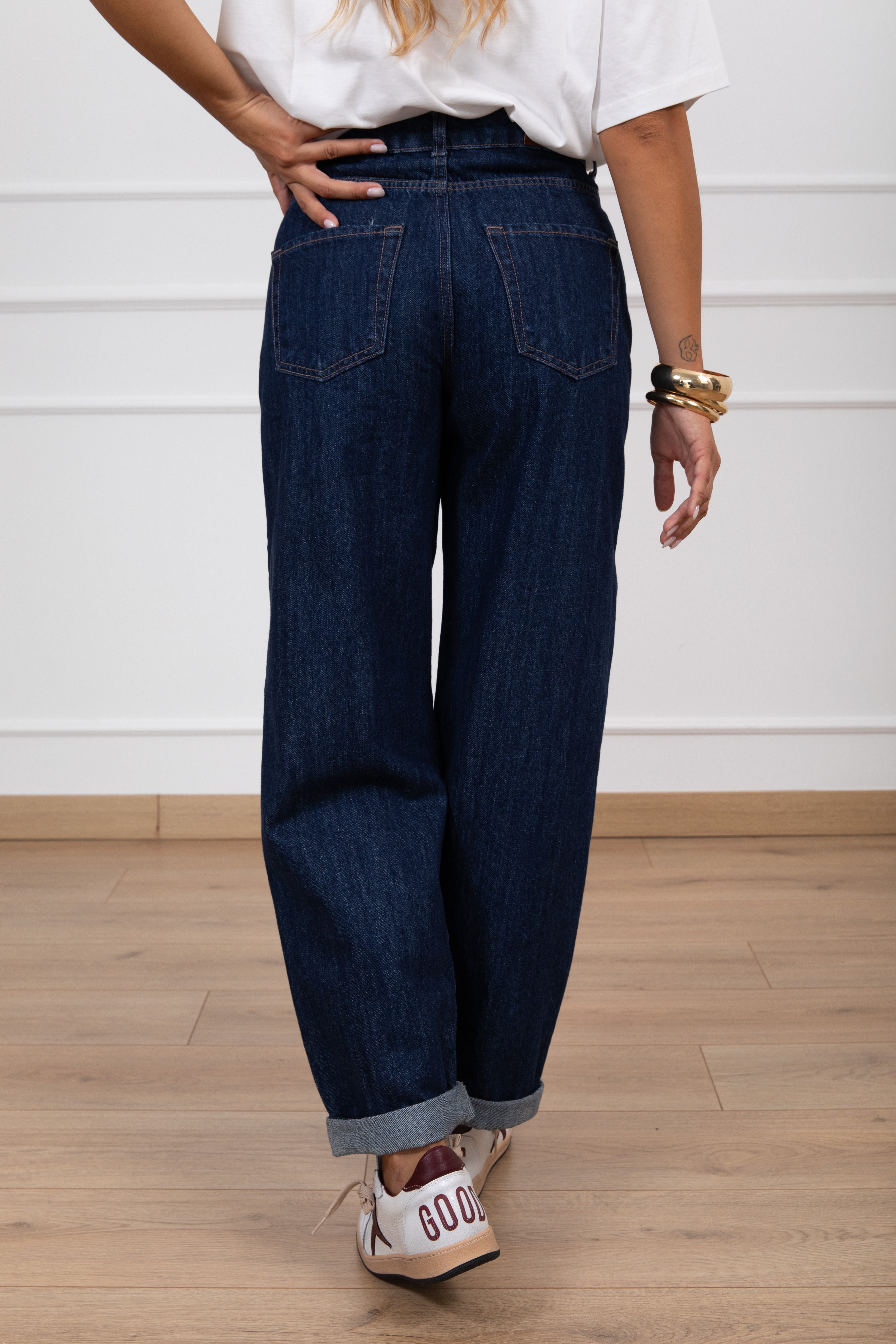 Jeans Kross Raw balloon-fit Tensione IN