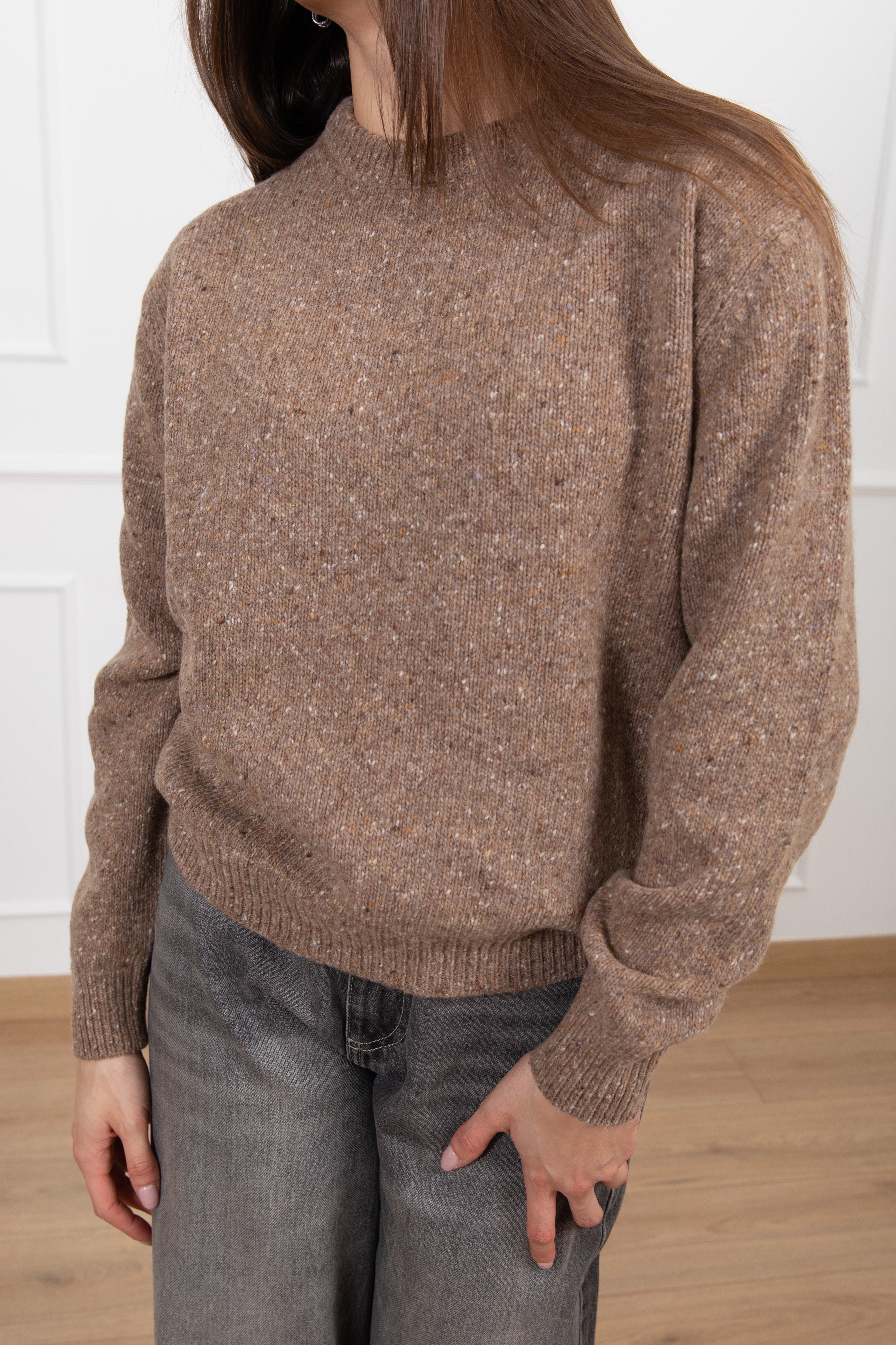 Pull girocollo melange Dixie