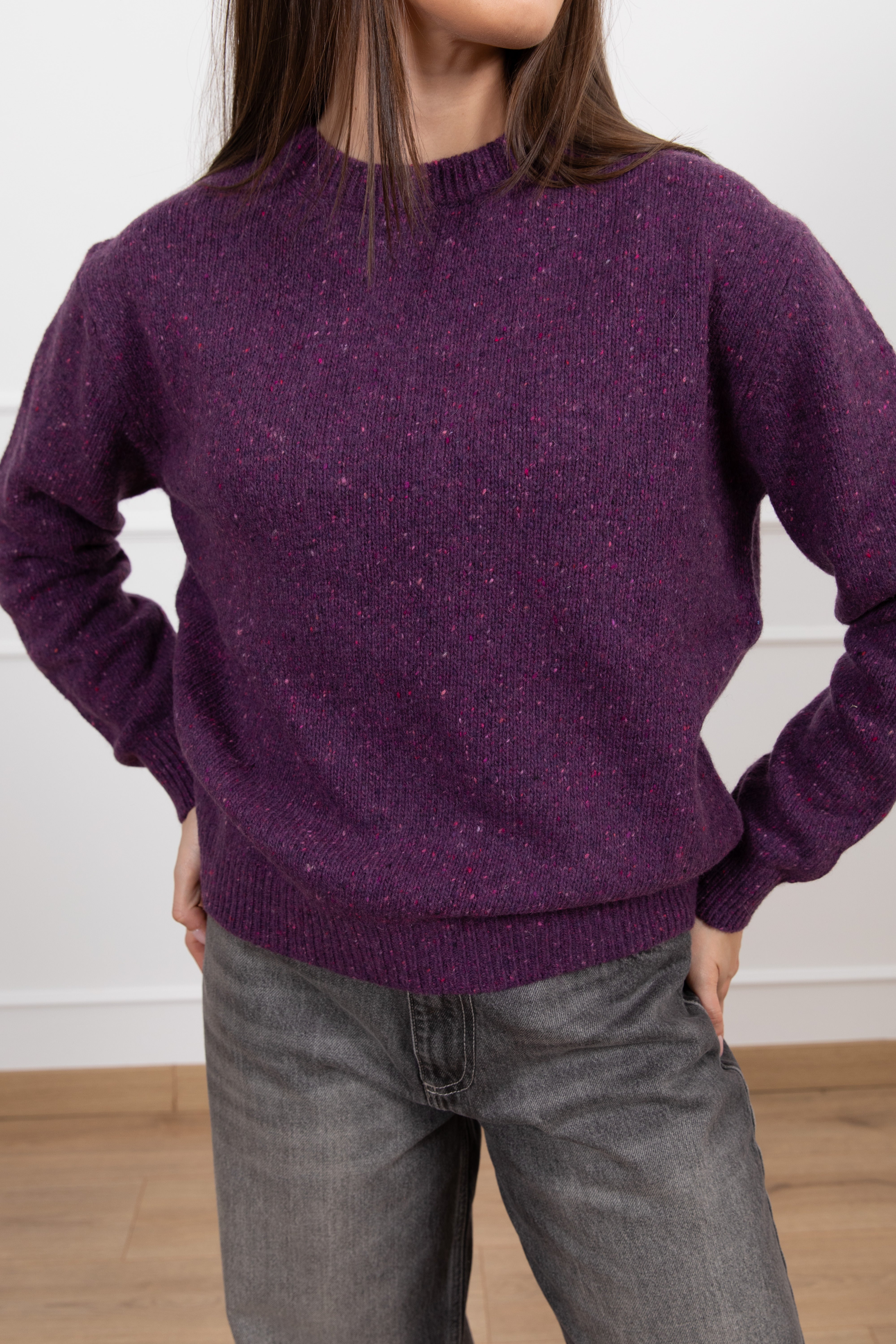 Pull girocollo melange Dixie