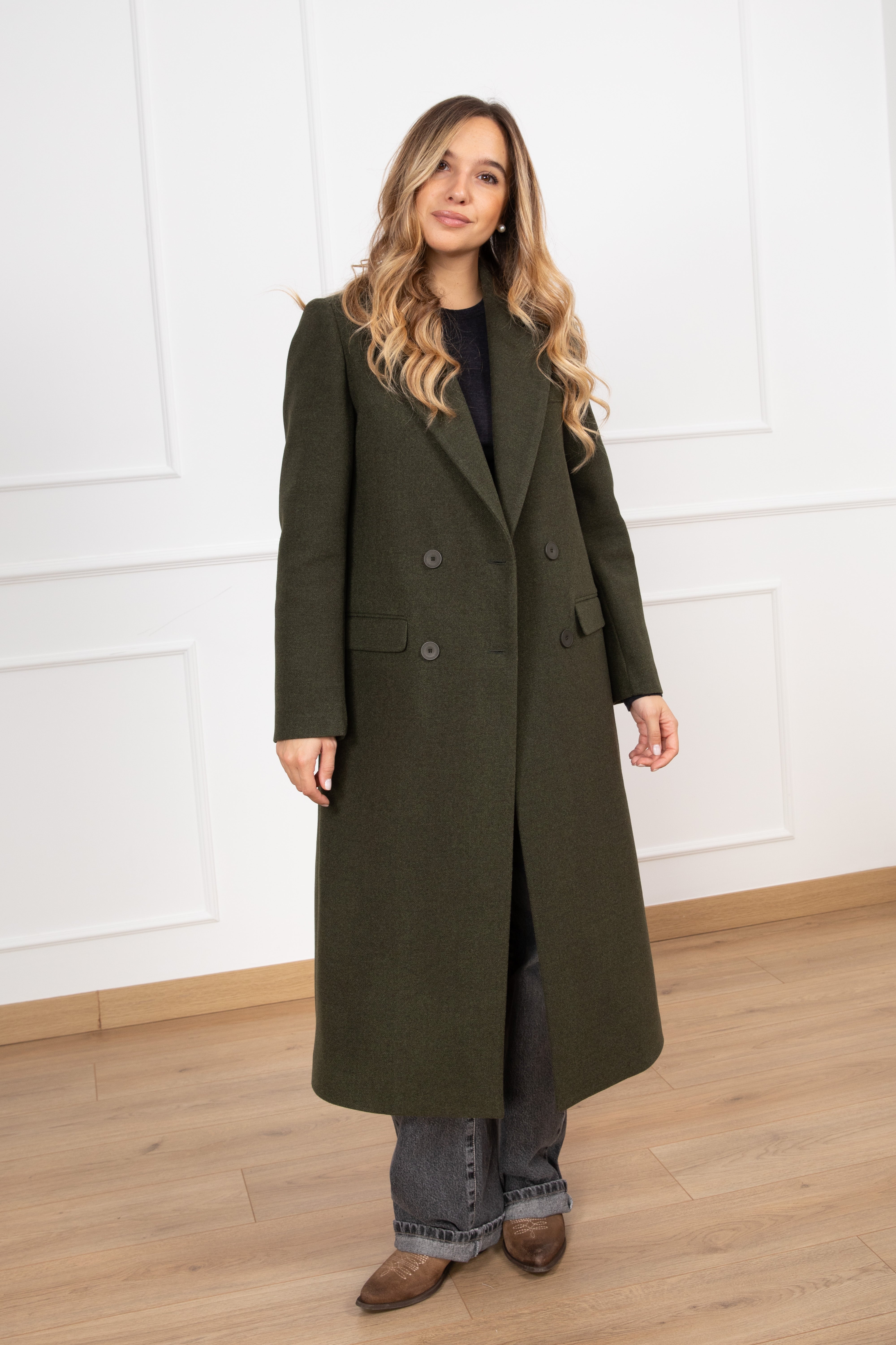 Cappotto lungo 4 bottoni ViCOLO