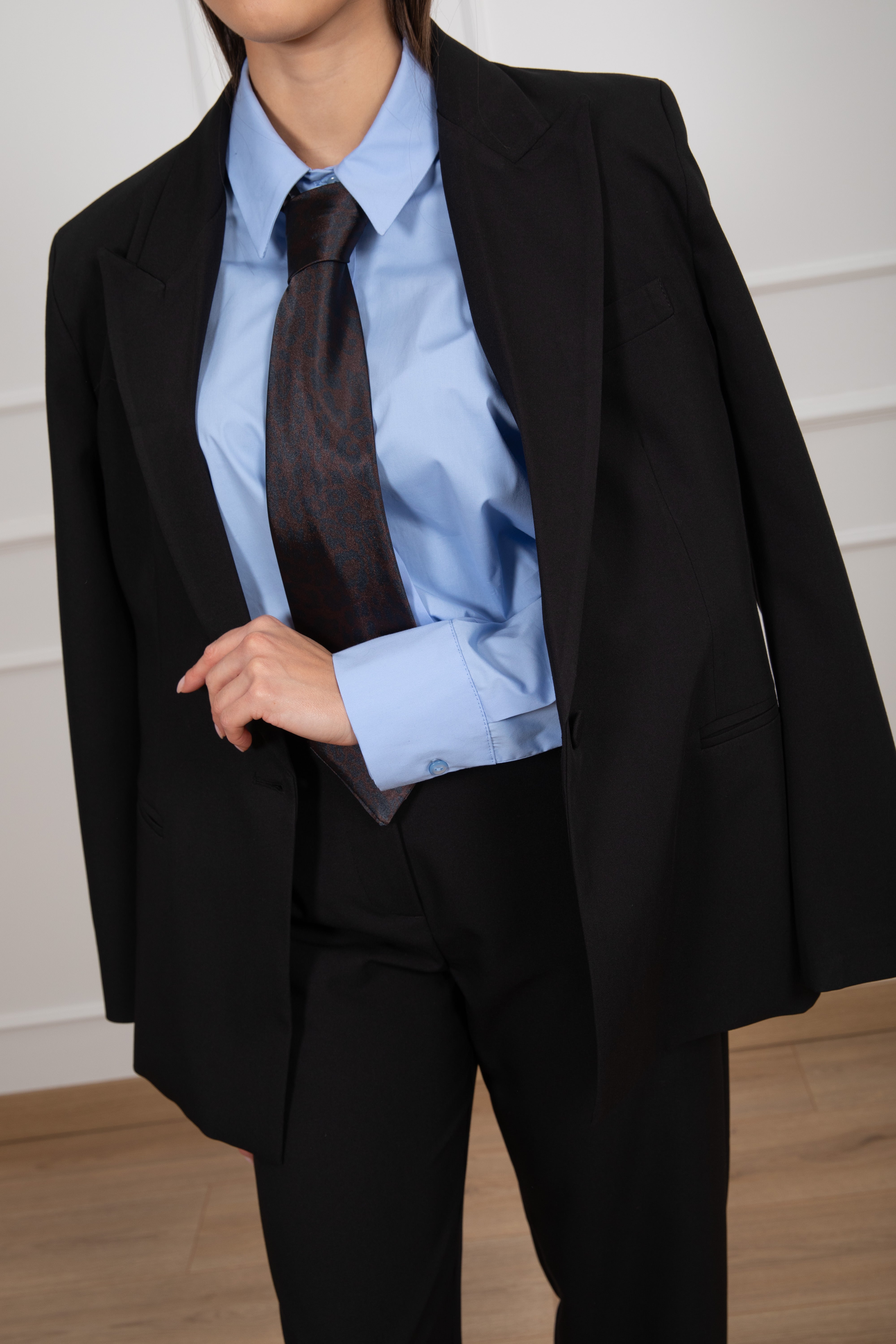 Giacca regular-fit mono-bottone in viscosa ViCOLO